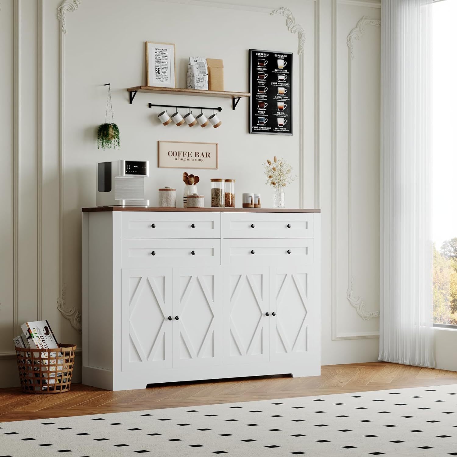 Qeetex GGL-PHK-34WAXDSP Dining-Kitchen-Storarge - View #3