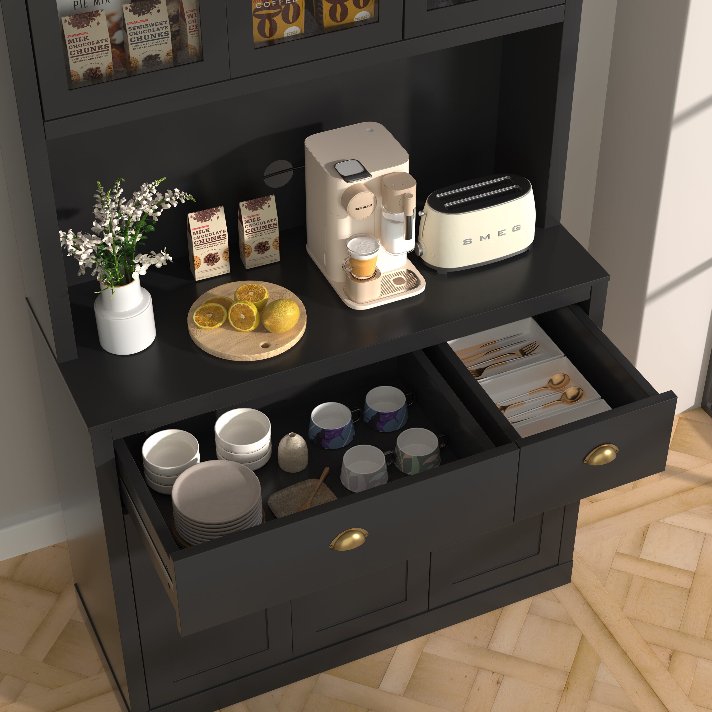 VEIKOUS HP0405-03BK Dining-Kitchen-Storarge - View #9