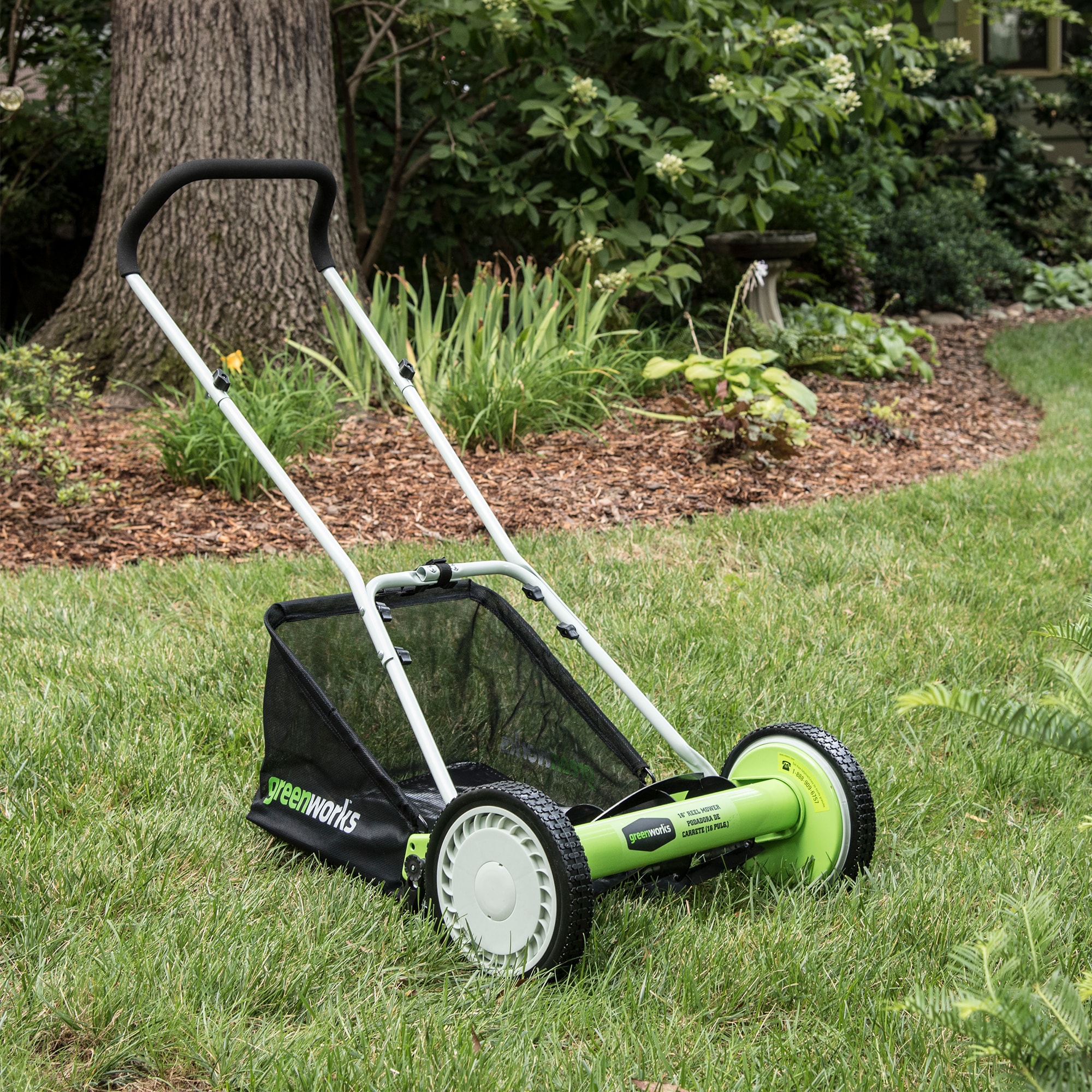 Greenworks 14-inch Reel Lawn Mower RM1400, 49% OFF