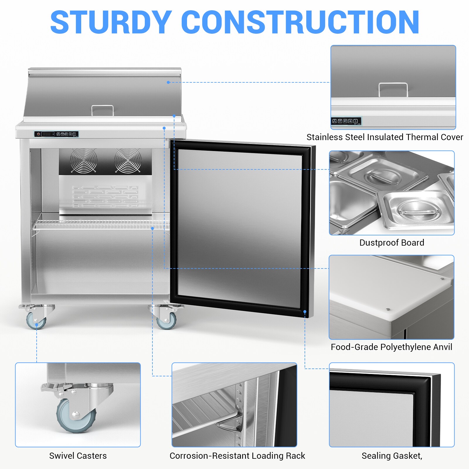 Garvee GWPHO-13BNWBV7 Commercial-Refrigerators - View #6