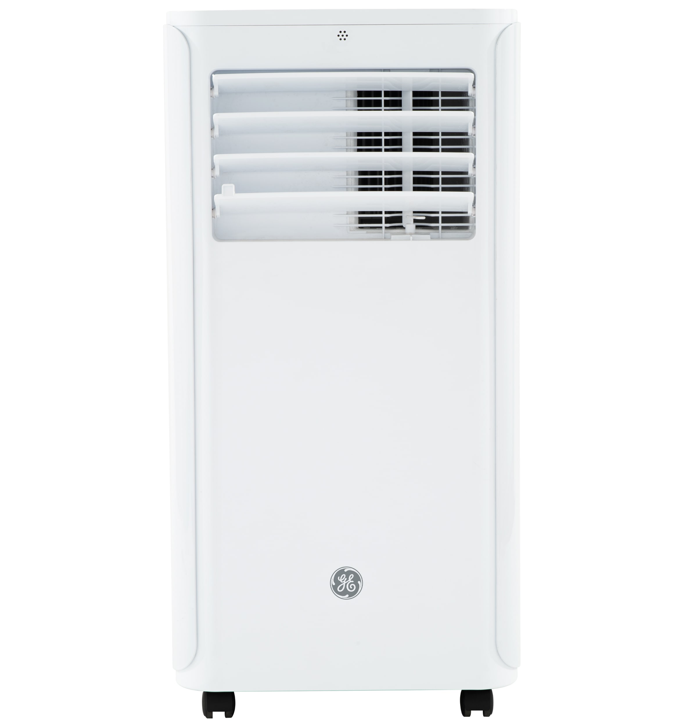 GE APFD06JAWW 6000 BTU DOE 115-Volt White Vented Portable Air Conditioner Remote Control Included 250-sq ft -Cooling