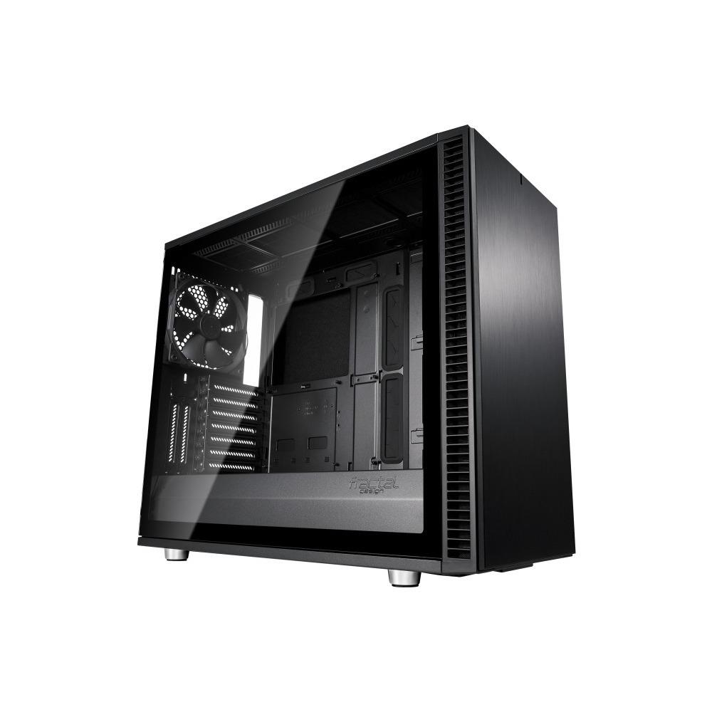 Fractal Design DAHD97739  FD-CA-DEF-S2-BKO-TGL Define S2 Tempered Glass Mid Tower Computer Case, Blackout