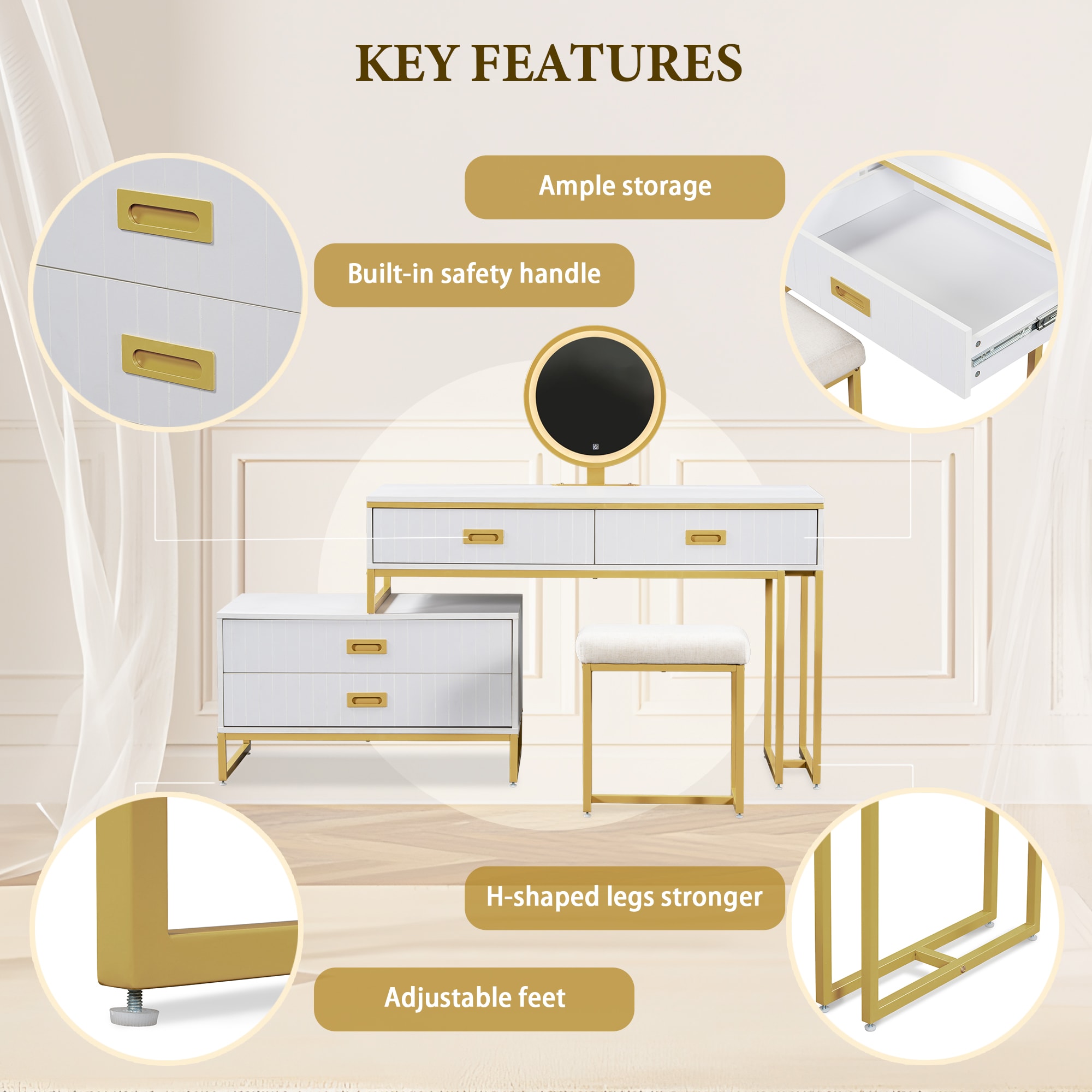 Poly furniture SZT-25 Bedroom-Vanities - View #6
