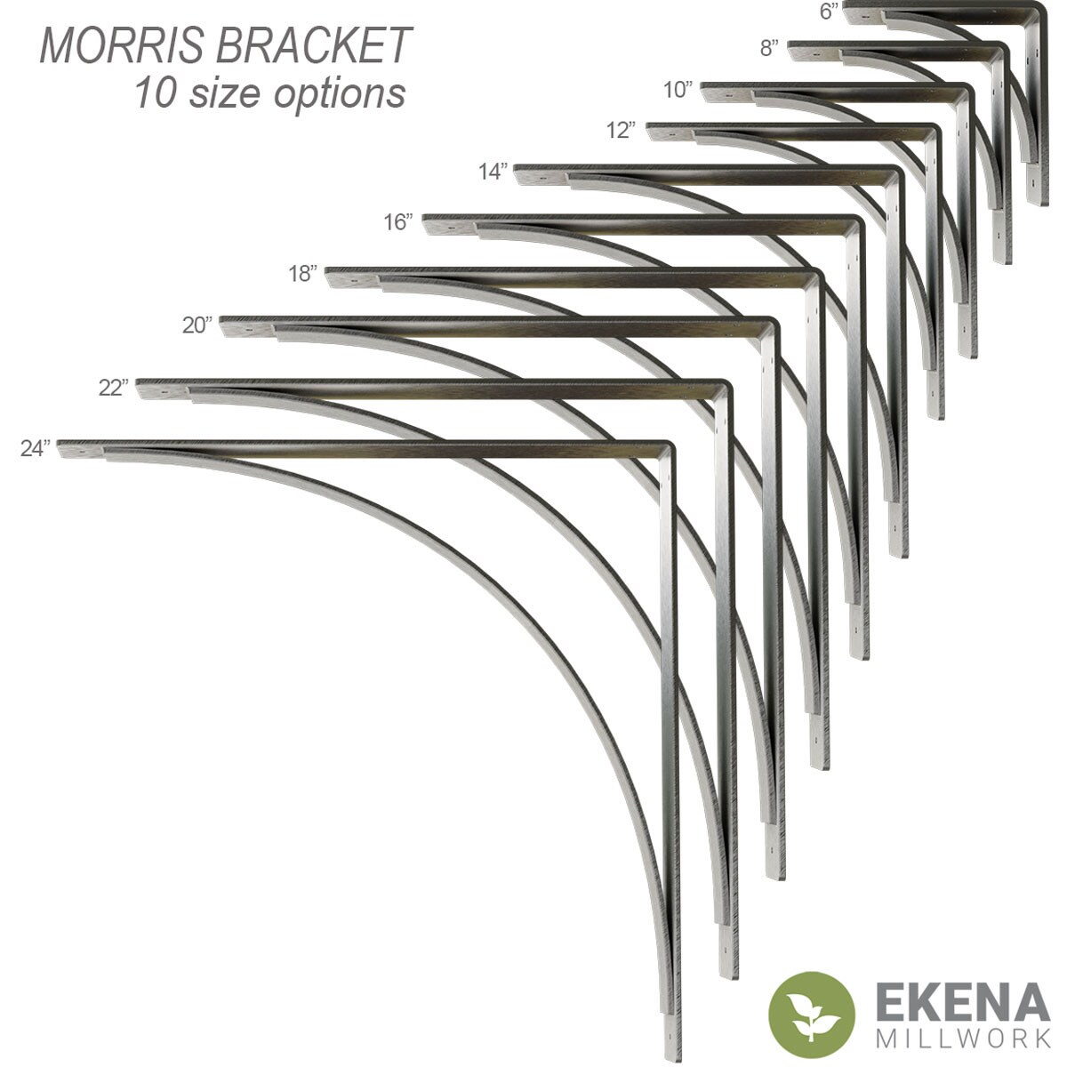 Ekena Millwork BKTM03X14X14MOABZ Mending-Plates-Brackets-Braces - View #11