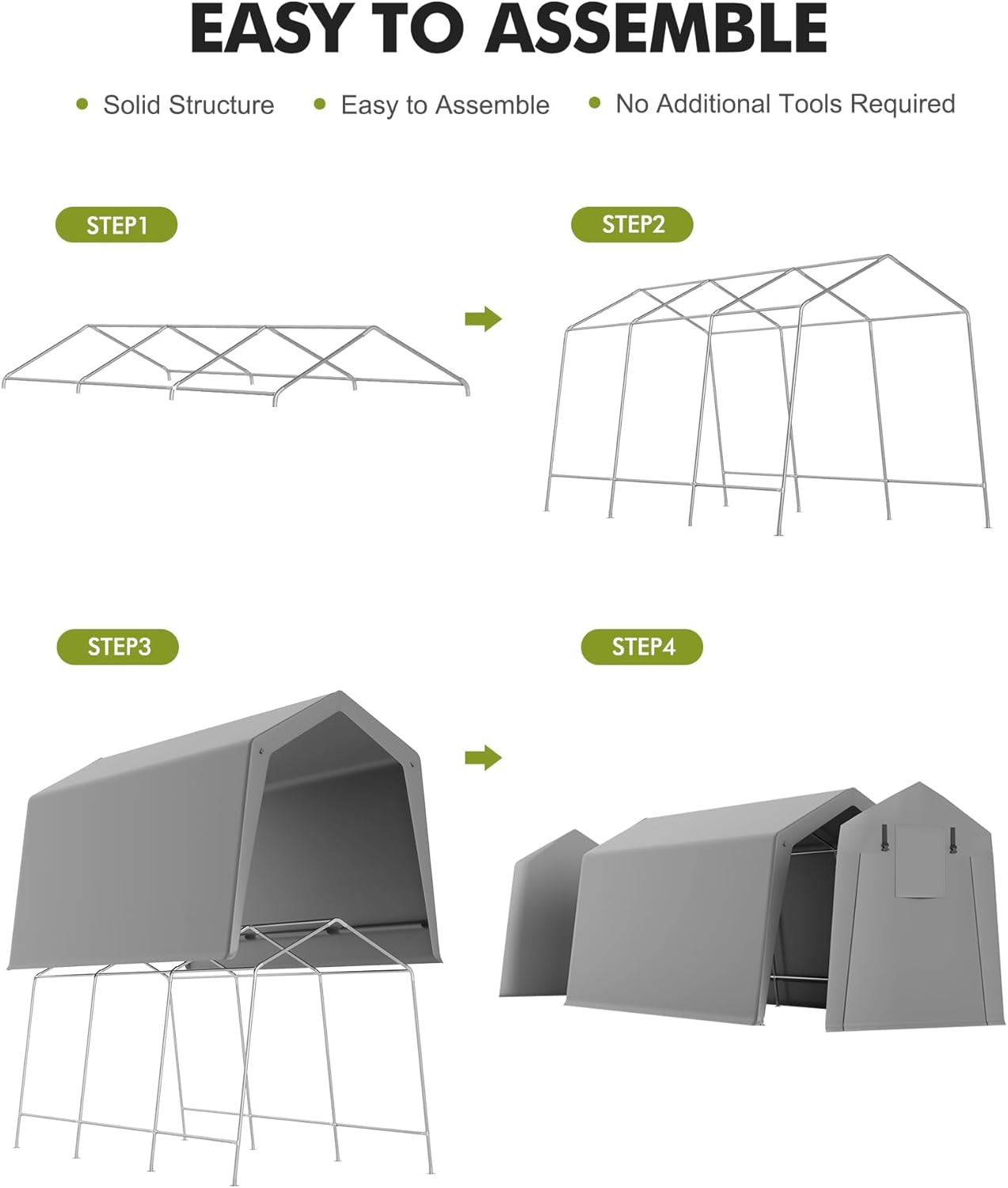 Garvee YHC-0JZTUSPA Carport-Covers - View #5