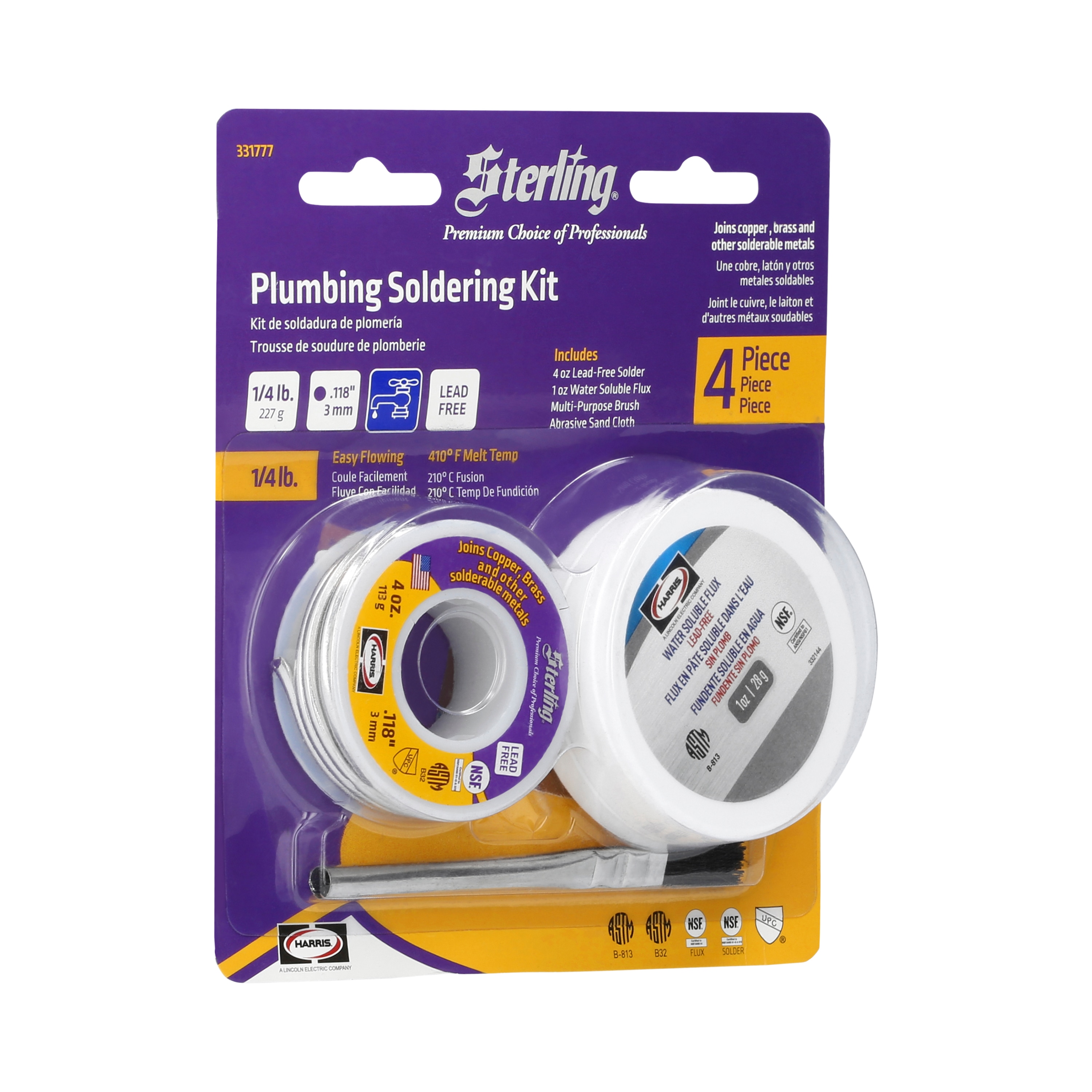 Harris Products Group 331777 4-oz Lead-Free Plumbing Solder
