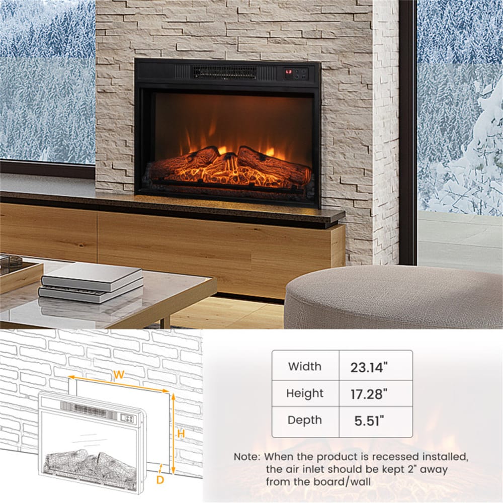 BABOOM BOM-194-BK-CO Electric-Fireplaces - View #7