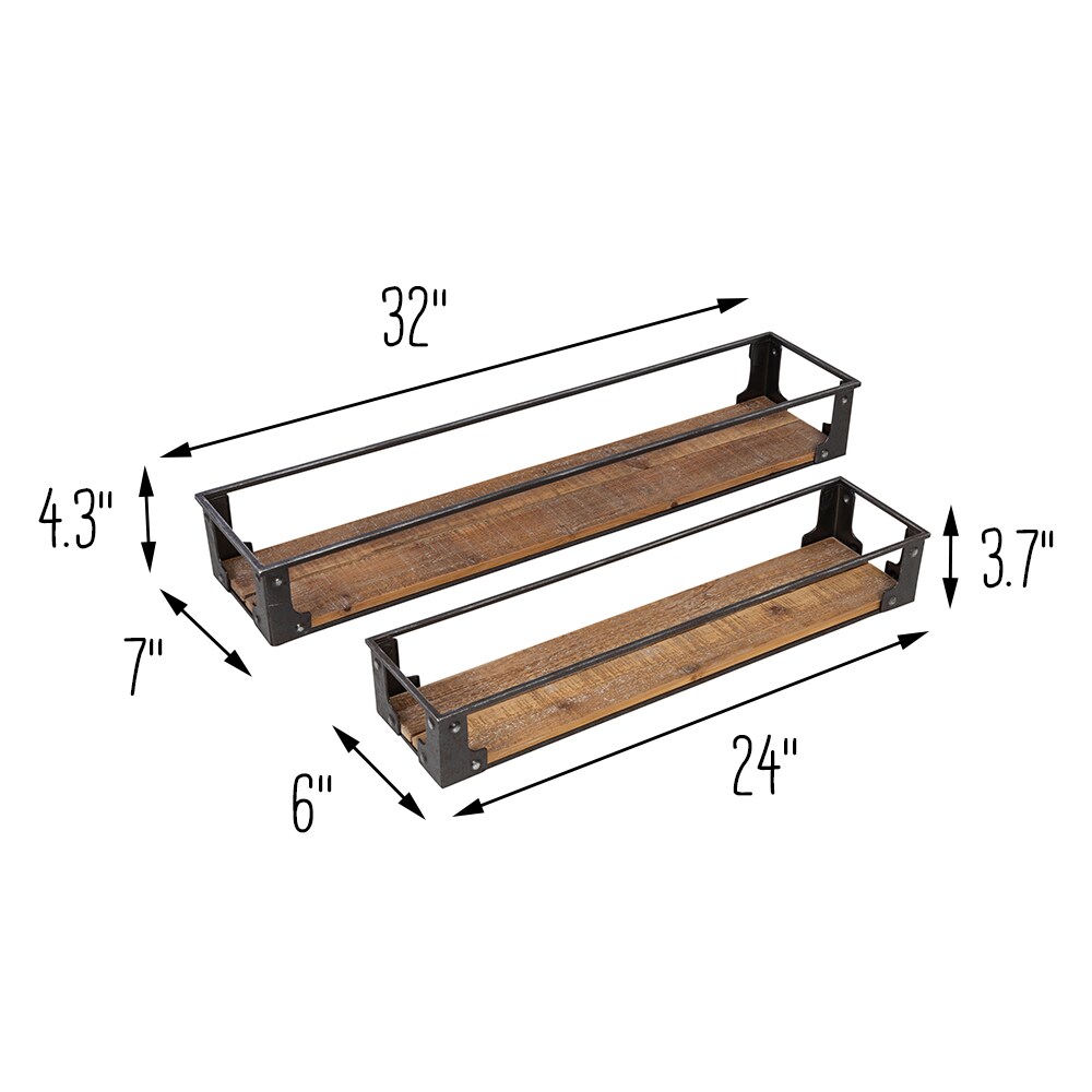 Honey-Can-Do SHF-09343 Wall-Mounted-Shelving - View #3