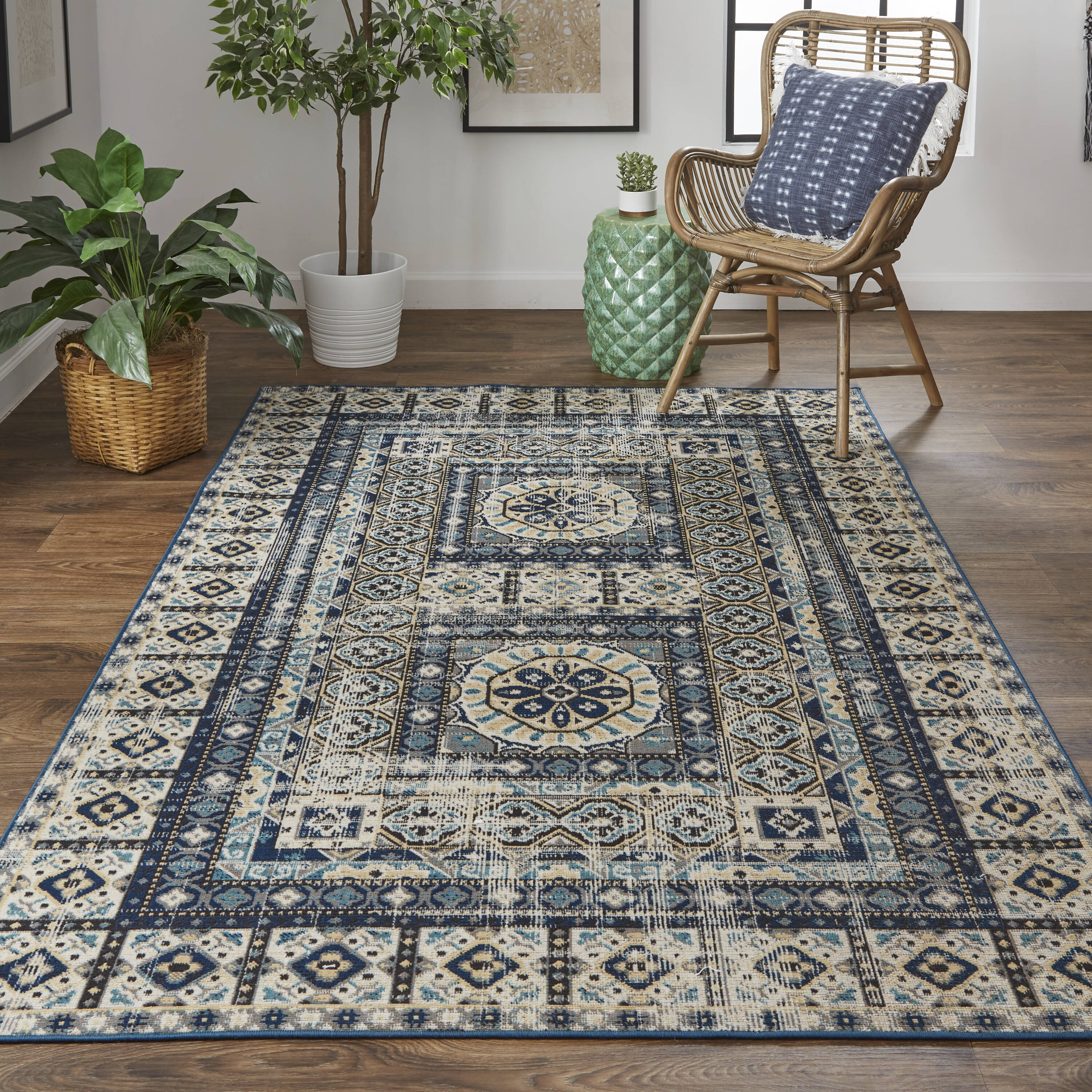 Room Envy NOLR39BYGRYBLUH13 rugs - View #3