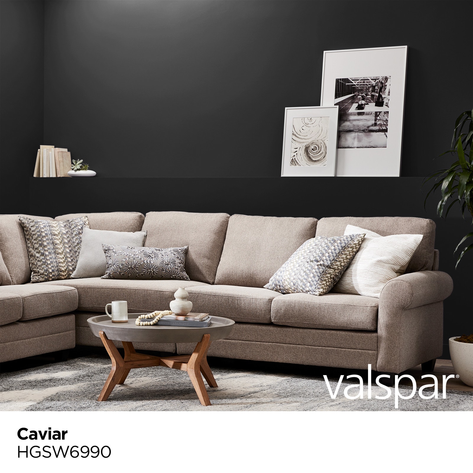 Dark Charcoal Gray Solid Color Pairs w/ Sherwin Williams Caviar SW 6990 /  Accent Shade / Hue Leggings by Simply_Solid_Colors_ Now_Over_4000_Essen