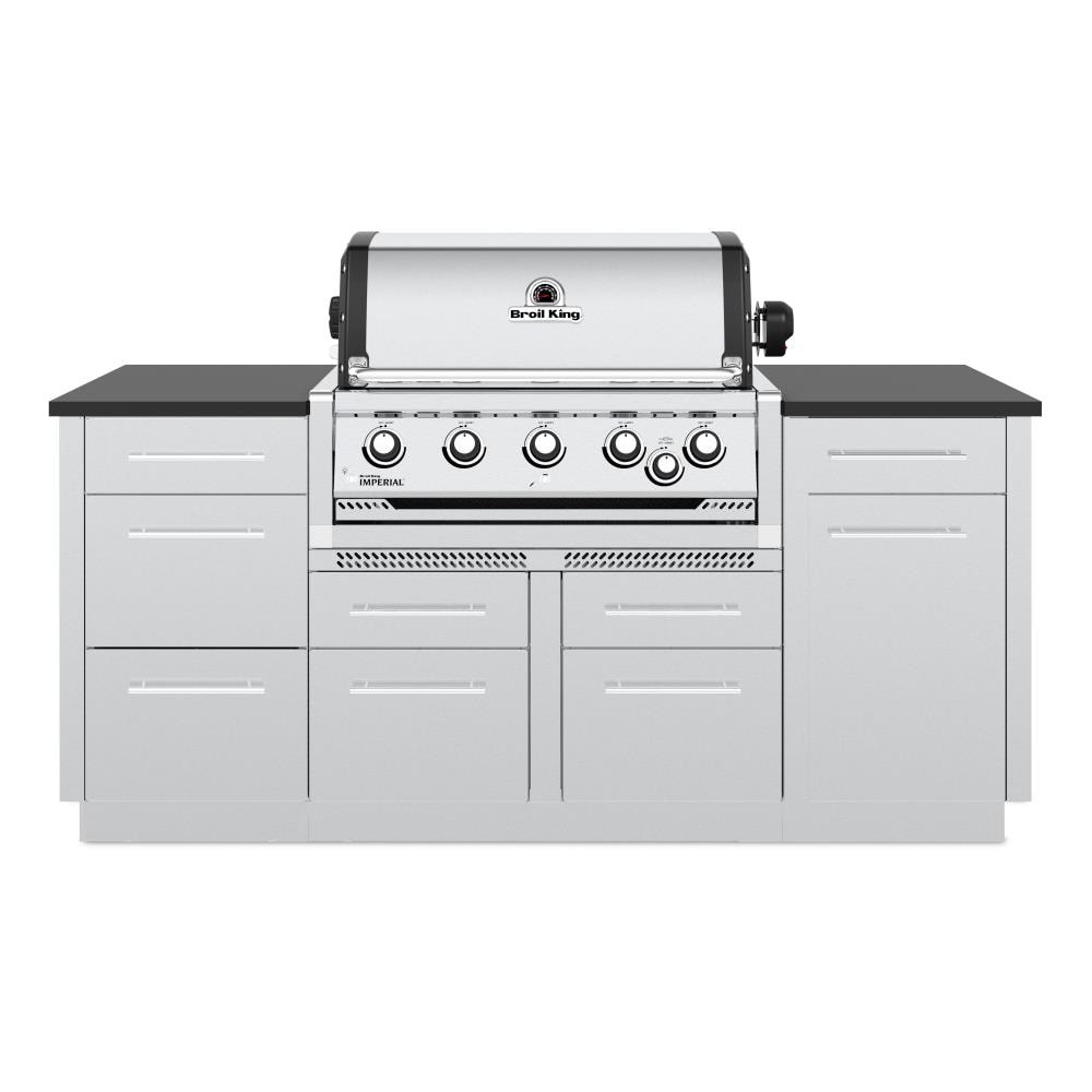 Broil King S 570 Built-In Stainless Steel 5-Burner Built-In Grill in ...