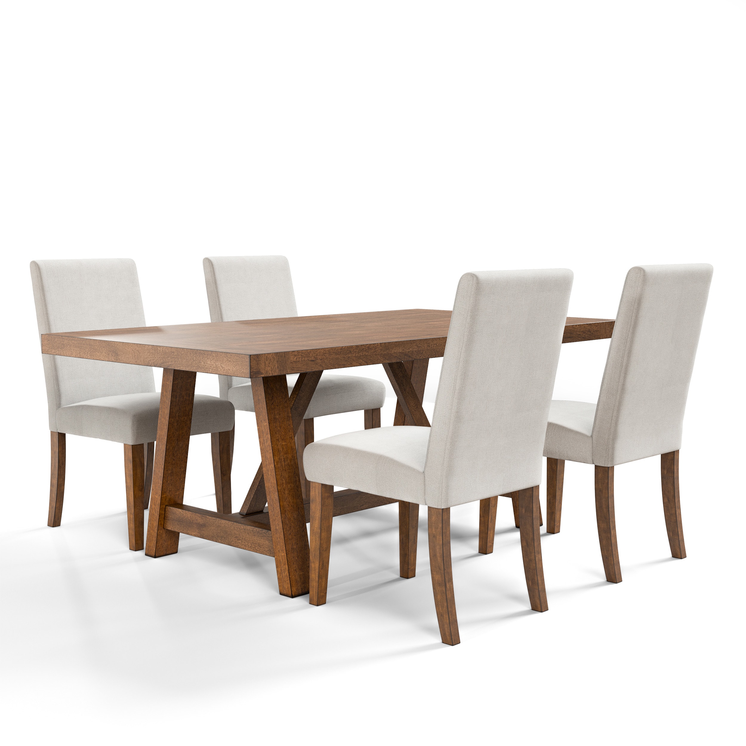 Furniture of America IDF3422BR-T-5PC Dining-Sets - View #2
