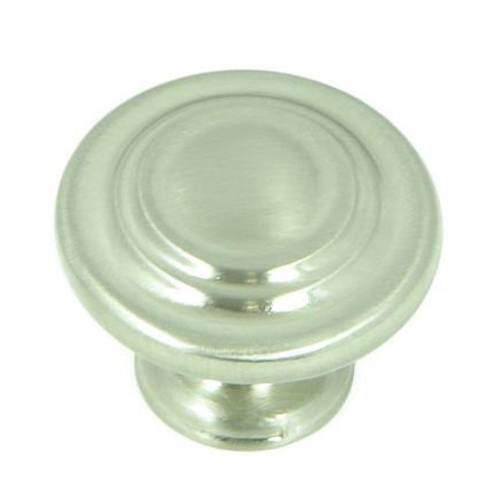 Stone Mill Hardware CP1398-SN Satin nickel Round Traditional Cabinet Knob