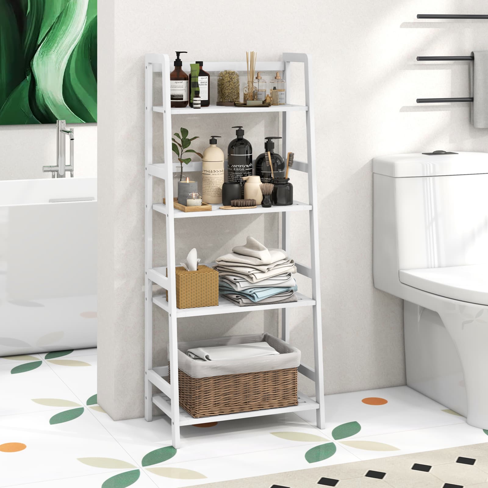 Slickblue D-CO-HW00366WH bookcases - View #3