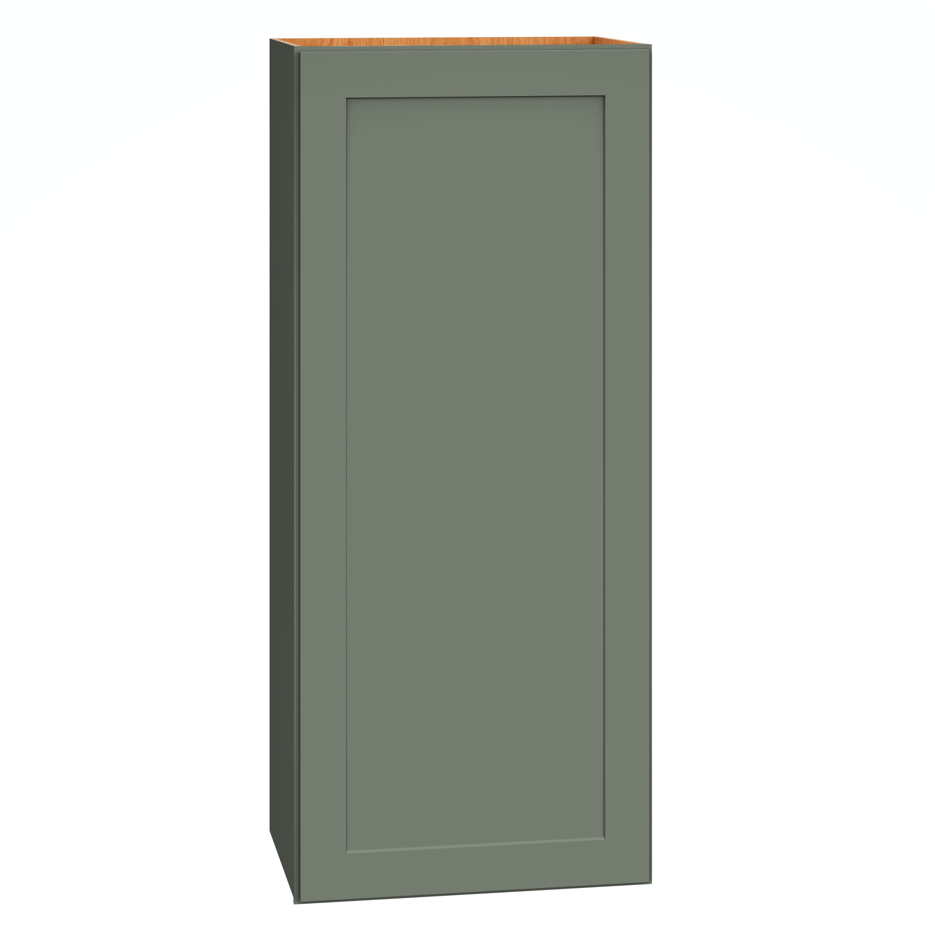Diamond Express 61H-W1842R Jamestown 18-in W x 42-in H x 12-in D Retreat Green Wall Fully assembled Plywood Cabinet Recessed Panel Shaker