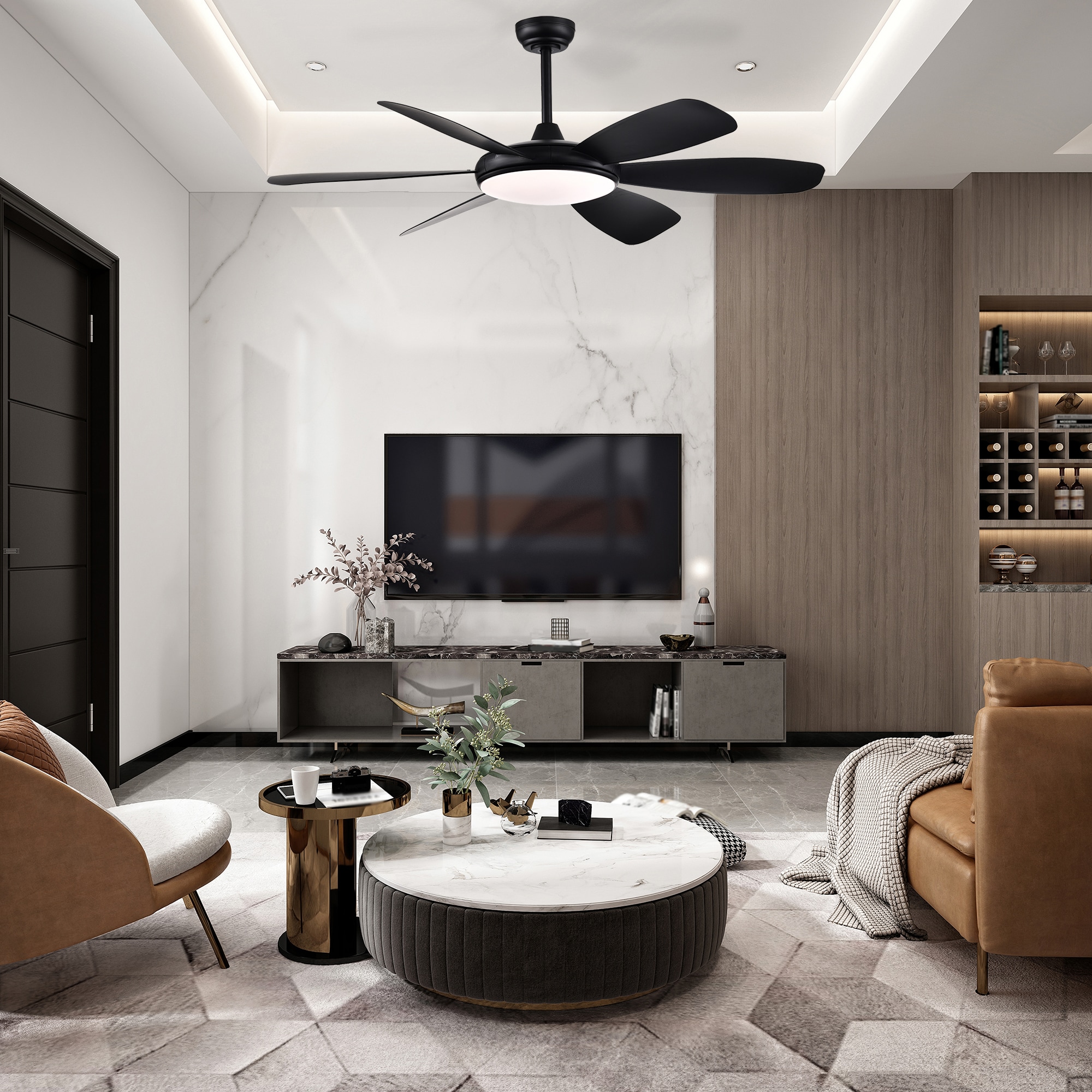 Edvivi FFG7615BK Ceiling-Fans - View #10
