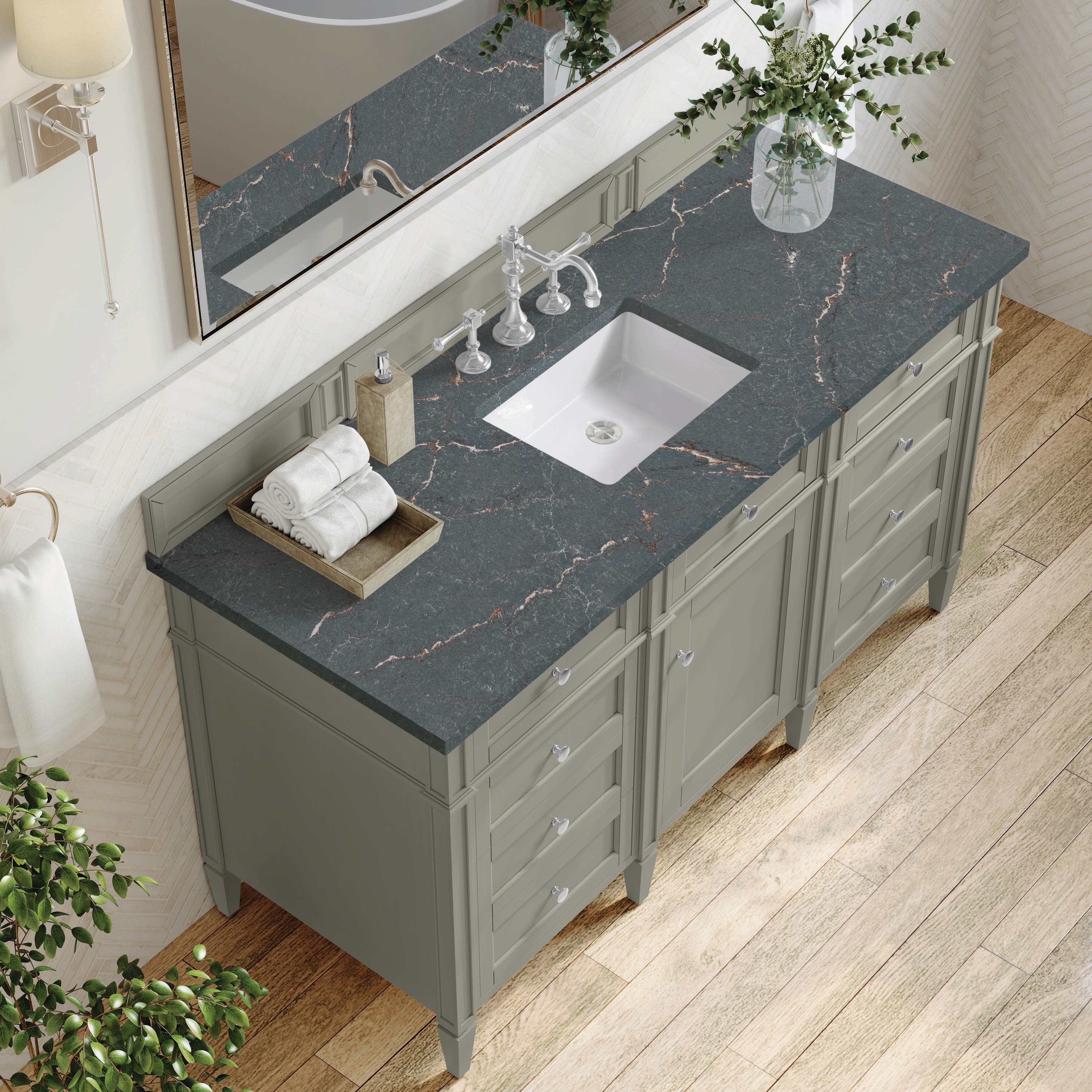 James Martin Vanities 650-V60S-UGR-3PBL Bath-Vanity-Combo - View #5