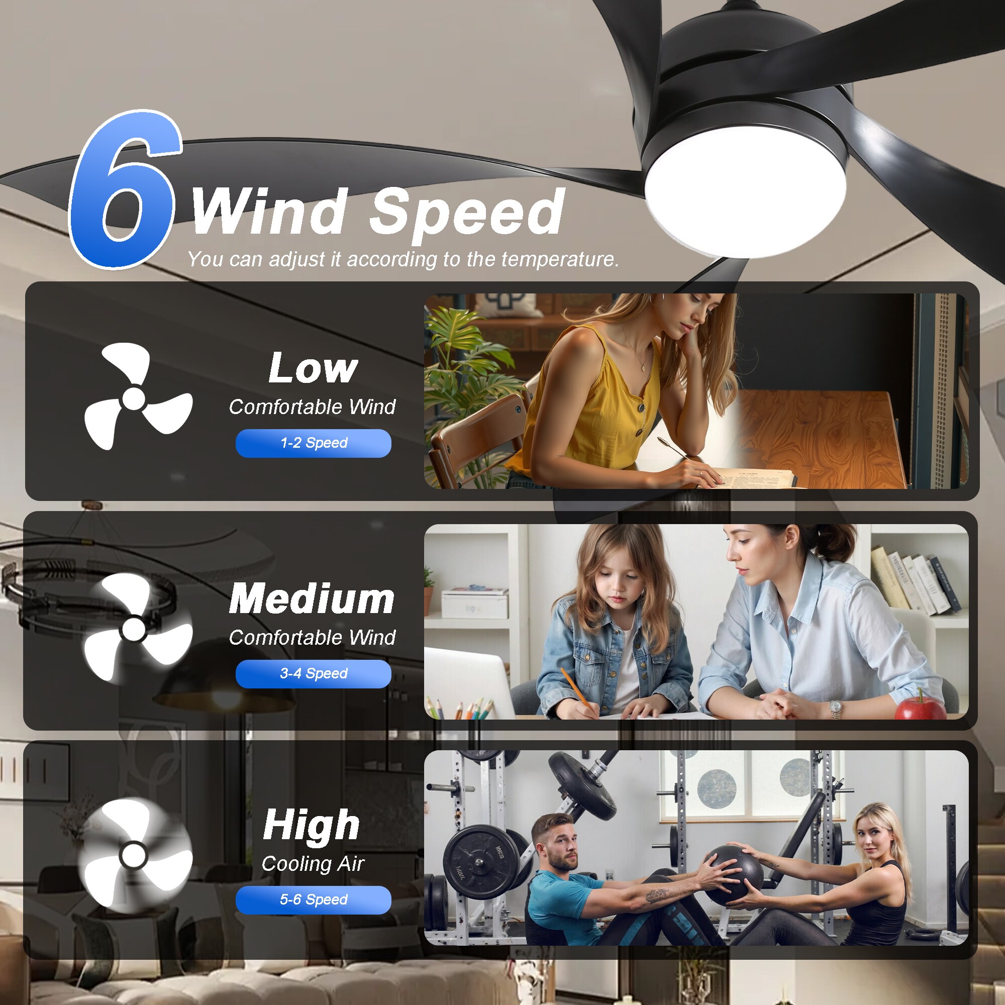 Sunrinx MG13-CF-09 Ceiling-Fans - View #9