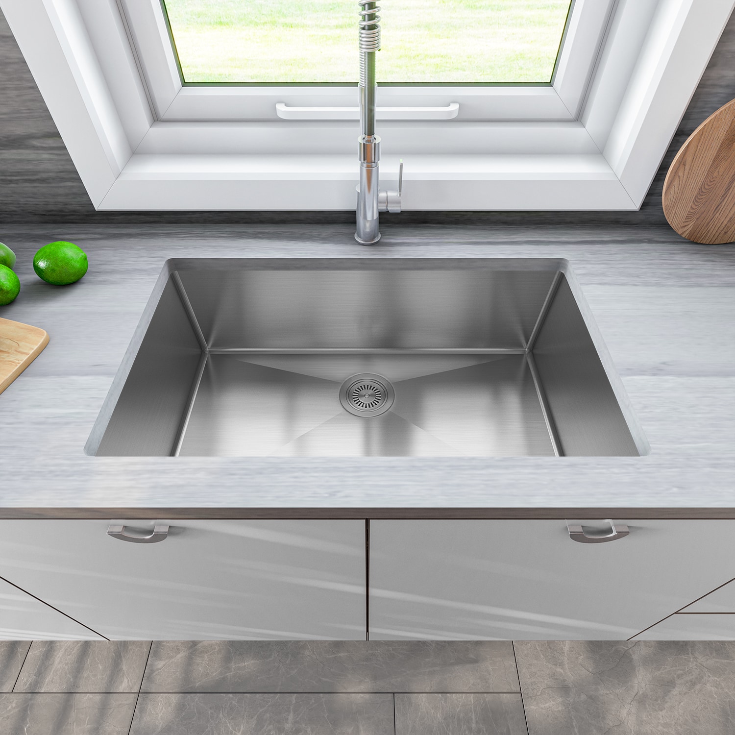 Sinber HU3219S-16G Kitchen-Sinks - View #2