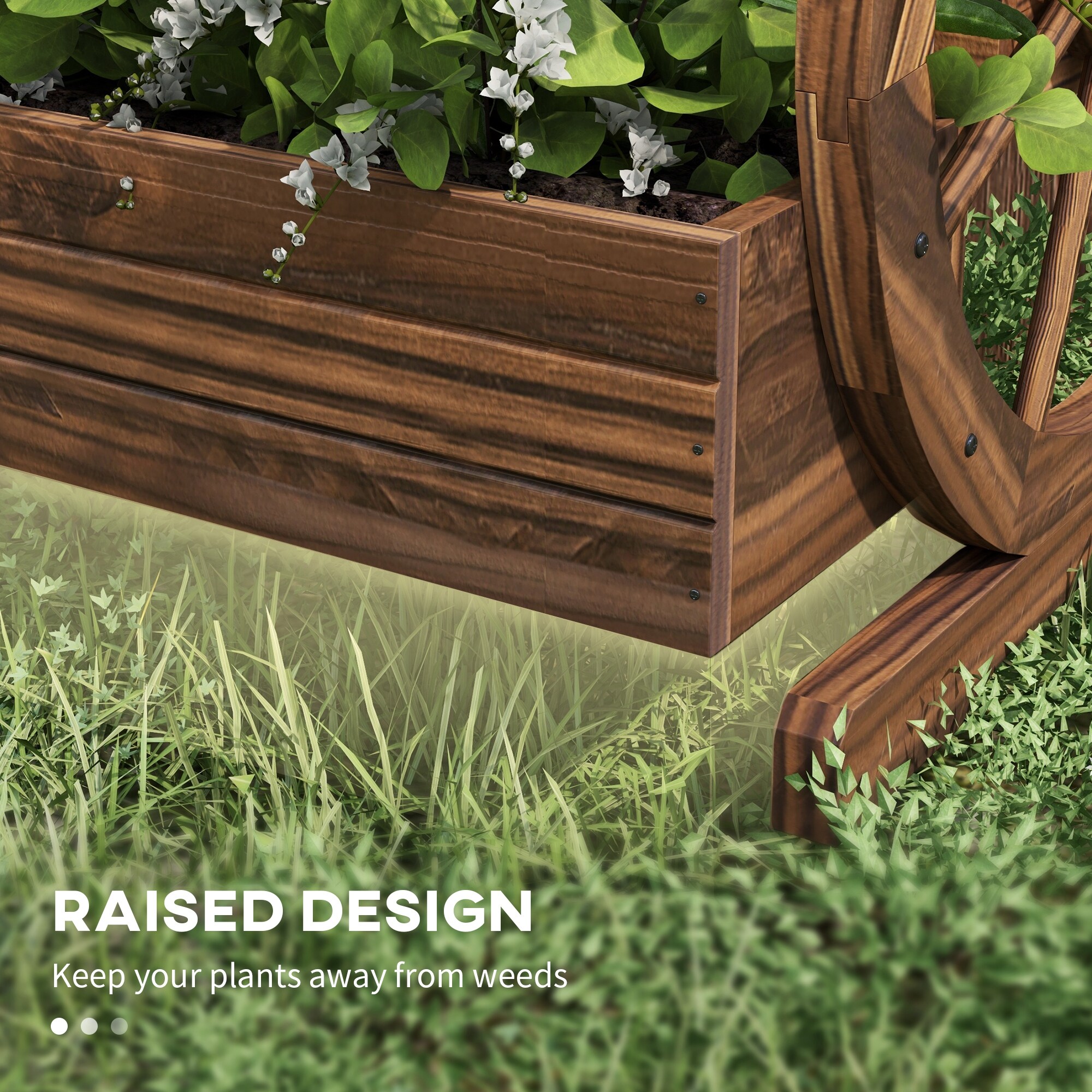 Outsunny 84H-030V00TN Raised-Garden-Beds - View #6