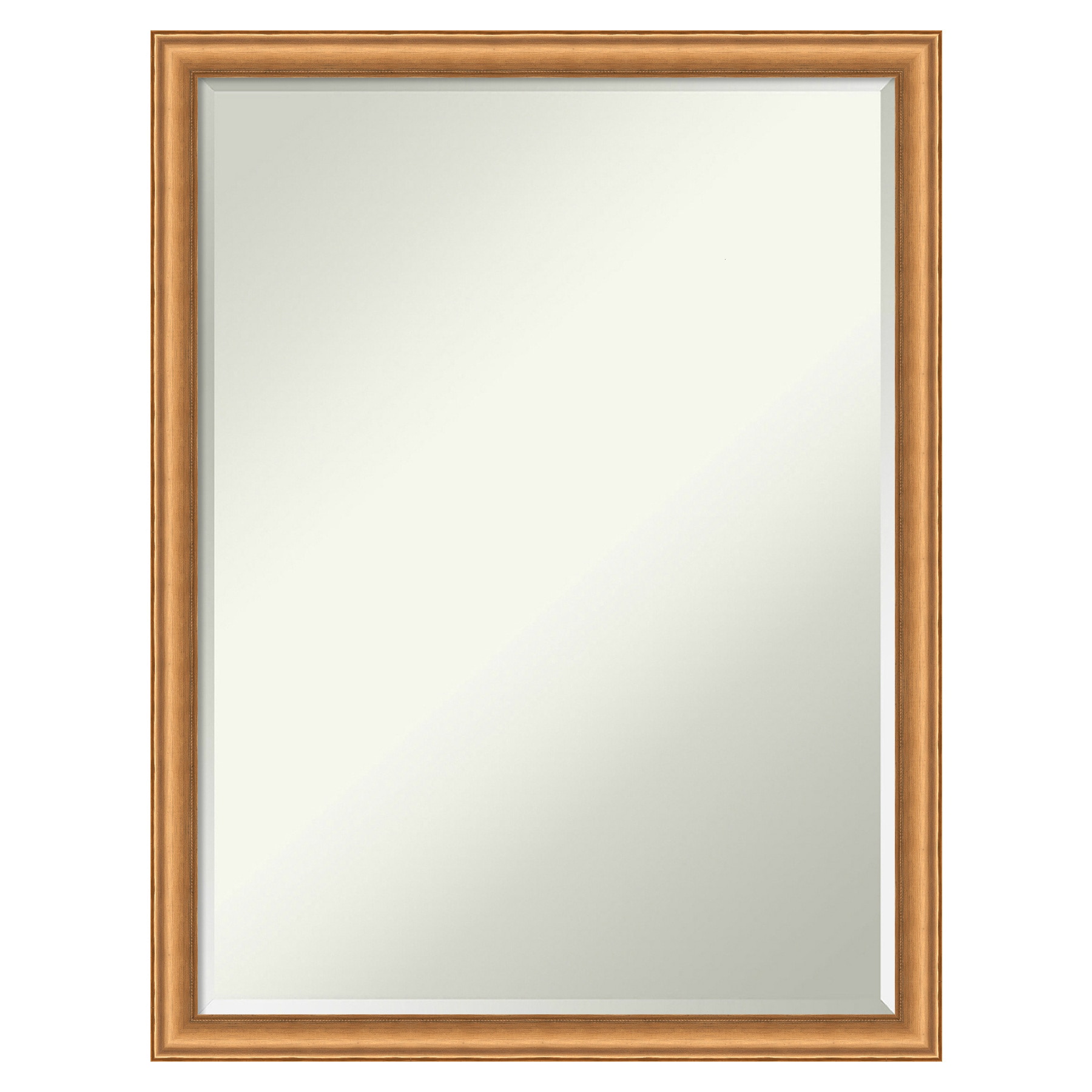 Amanti Art A17008100875 Salon Scoop Copper Frame 20-Inches W x 26.0-Inches H Rectangle Salon Scoop Copper Framed Vanity Mirror
