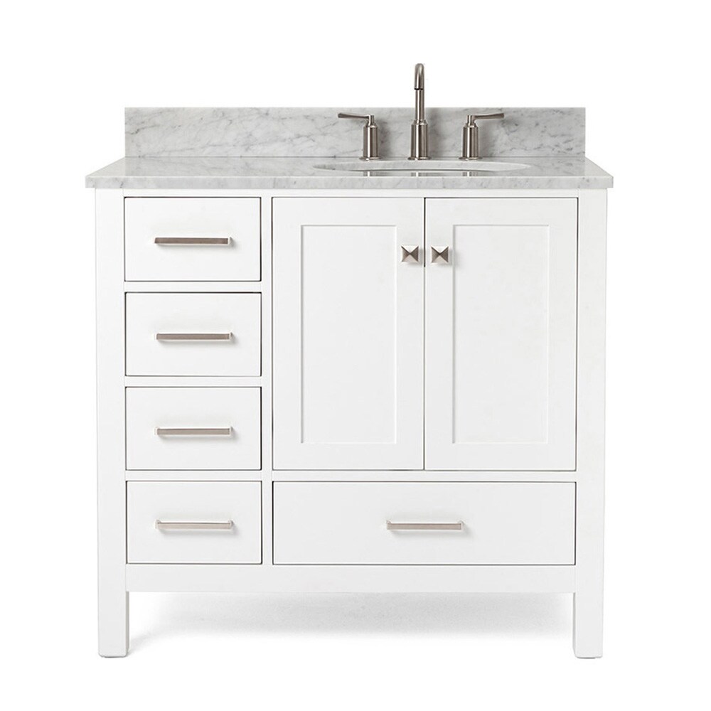 ARIEL A037SRCW2OVOWHT Bath-Vanity-Combo - View #2