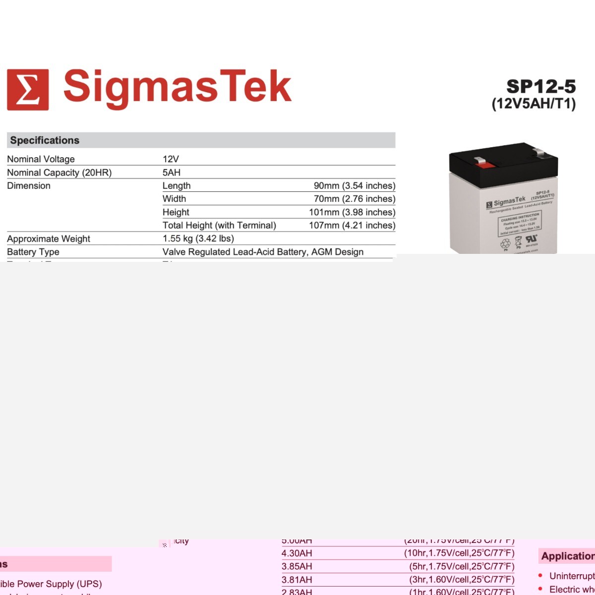SigmasTek 652029281535 Device-Replacement-Batteries - View #3