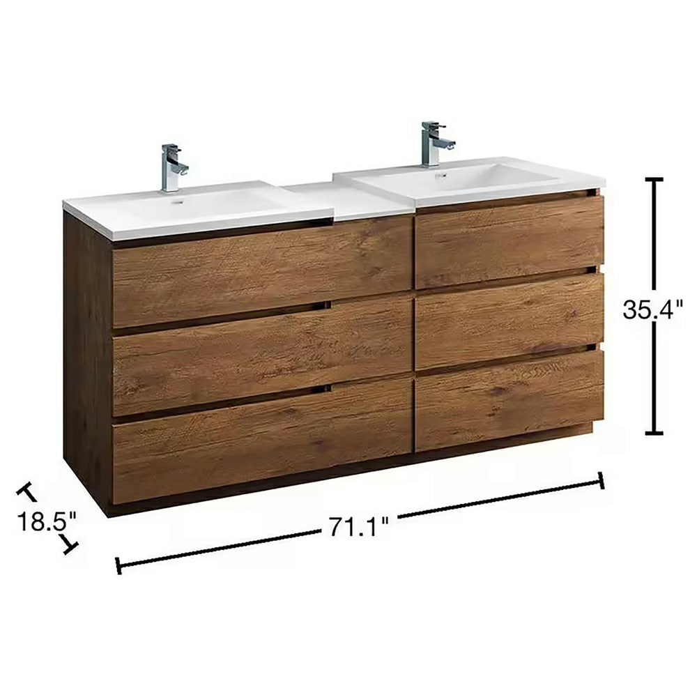Fresca FCB93-301230RW-D-I Bath-Vanity-Combo - View #12