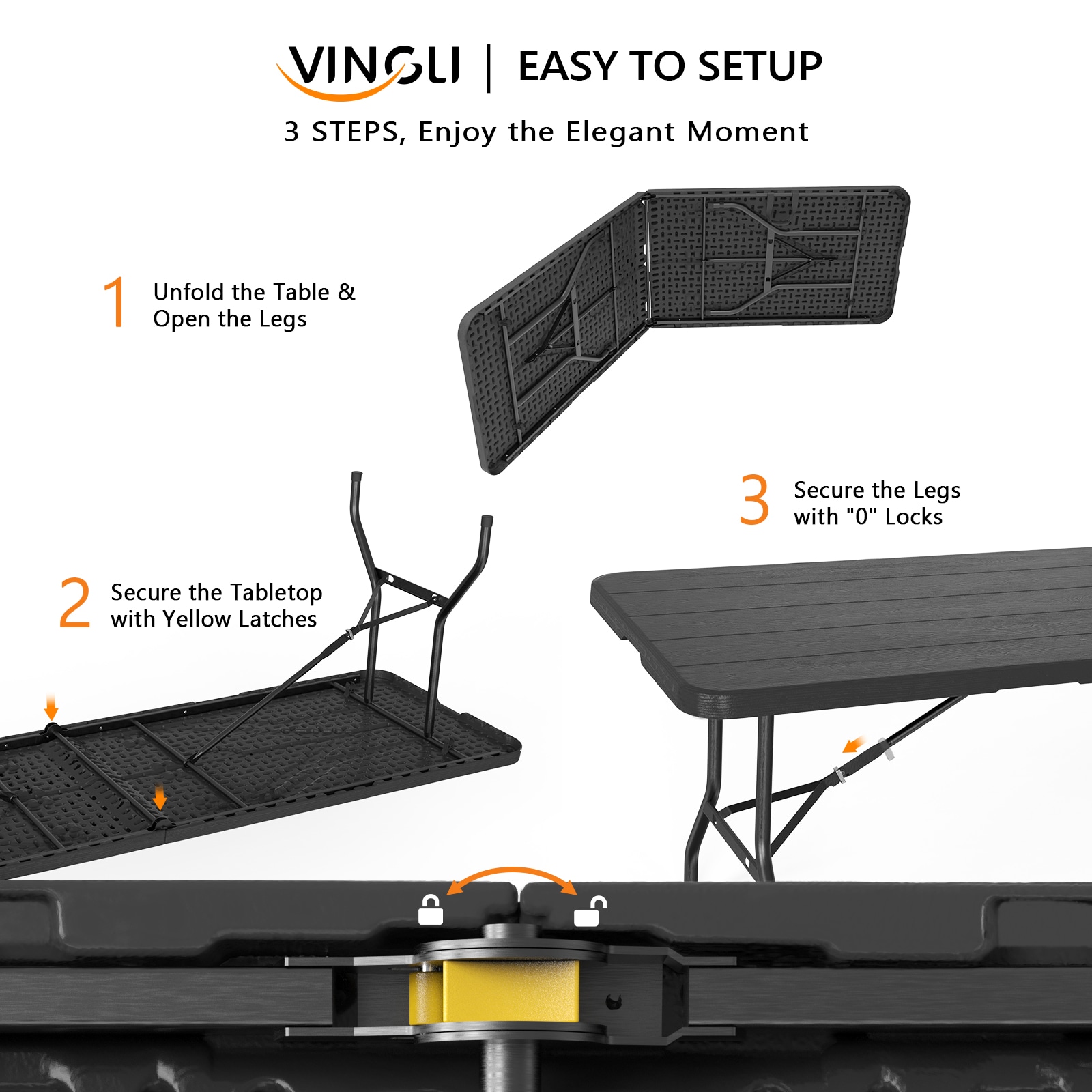 VINGLI LW-G56001067 Folding-Tables - View #5