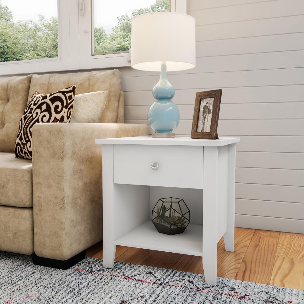 hastings home hastings home end tables white wood modern end table