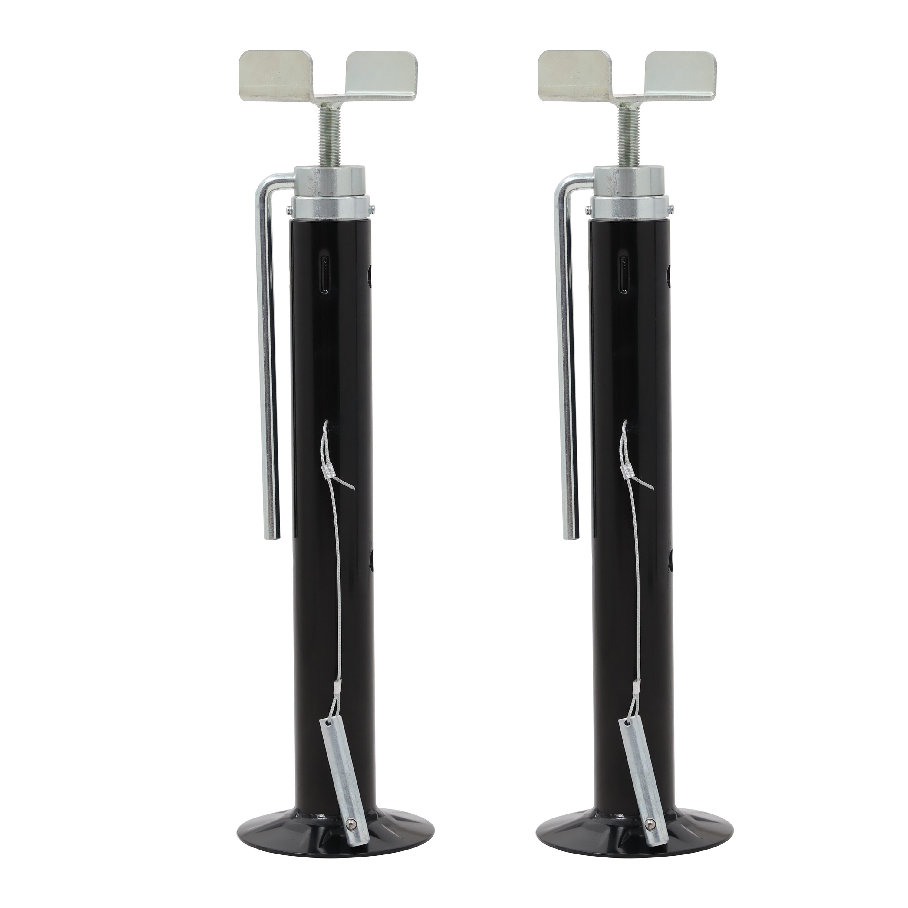 TowingMaster 10201101 5000-lb Capacity Top wind Trailer Jack