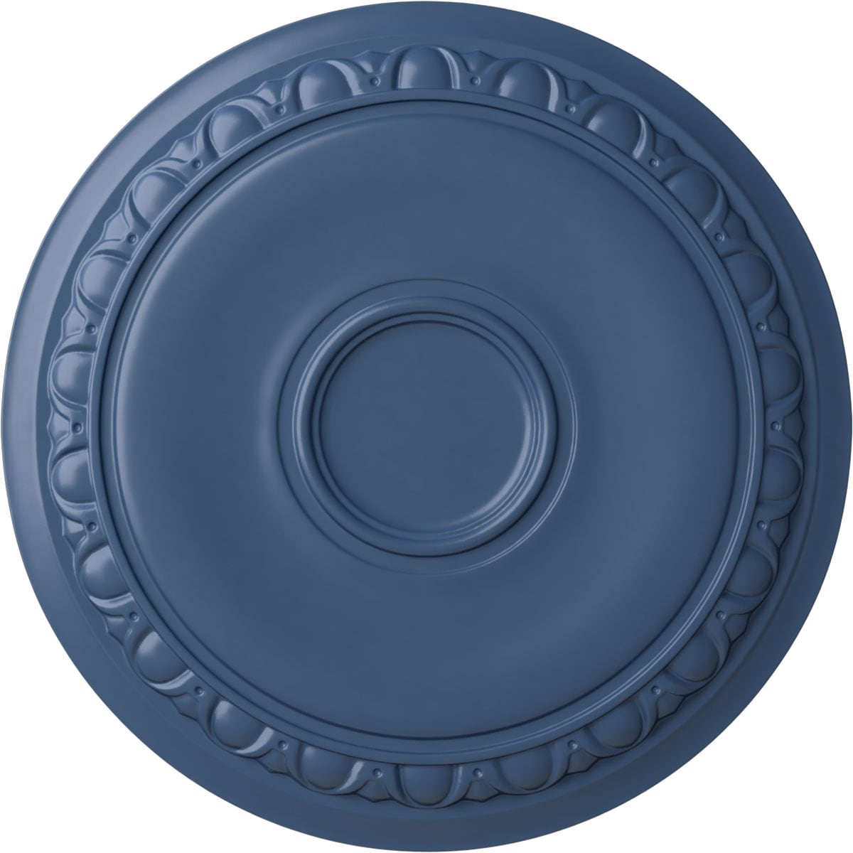 Ekena Millwork CM24CAAMF Caputo 24.25-in W x 24.25-in L Painted Americana Polyurethane Whole Ceiling Medallion