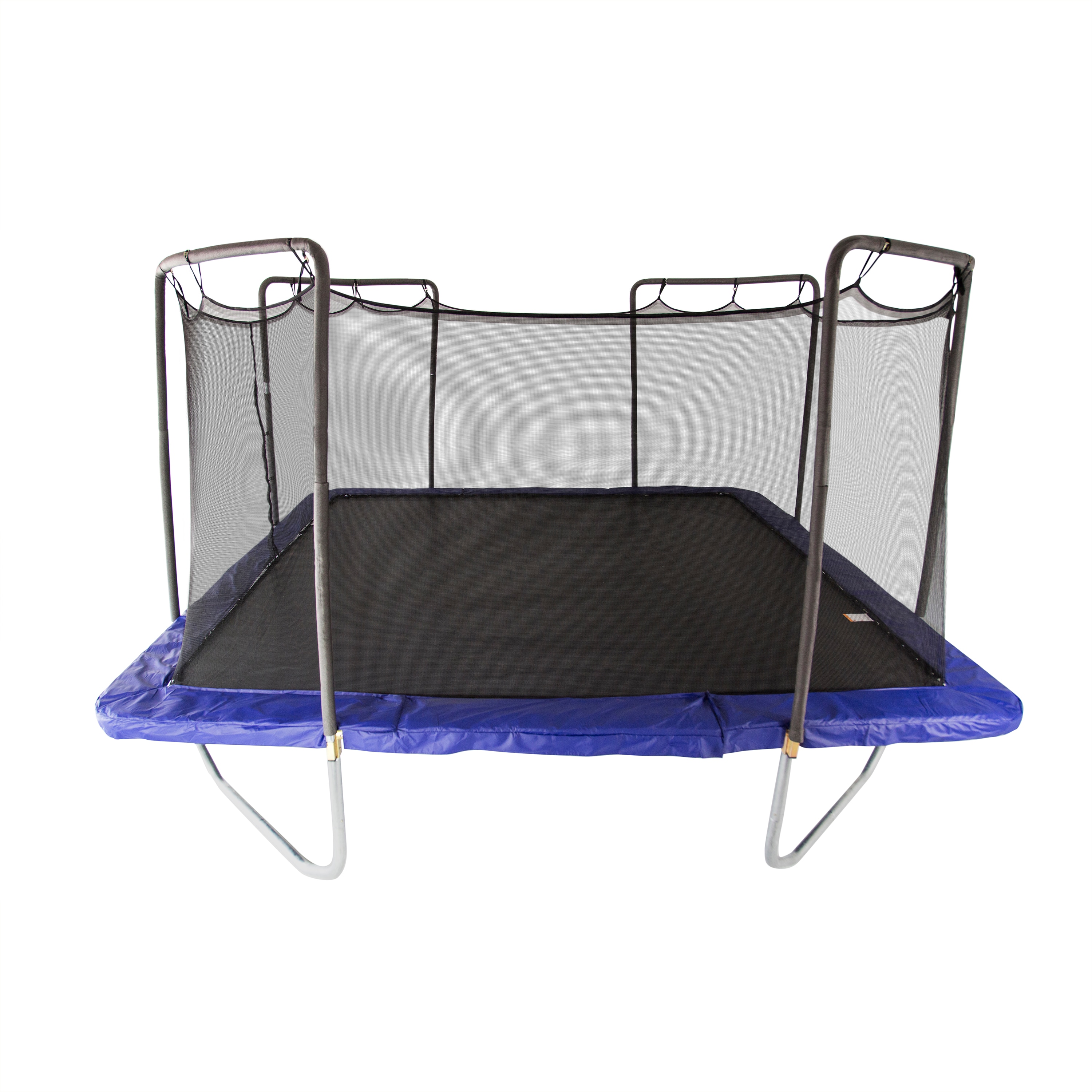 Skywalker Trampolines 15ft Square Trampoline with Enclosure - Blue | Outdoor Recreational Trampoline with UV Protection and No-Gap Enclosure System -  SWTCS015