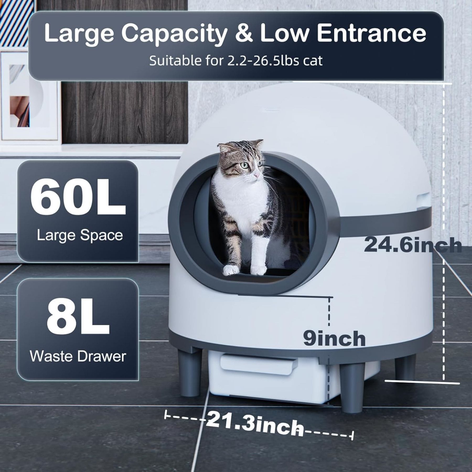 Maocao Hoom JL147118 Cat-Litter-Box - View #3