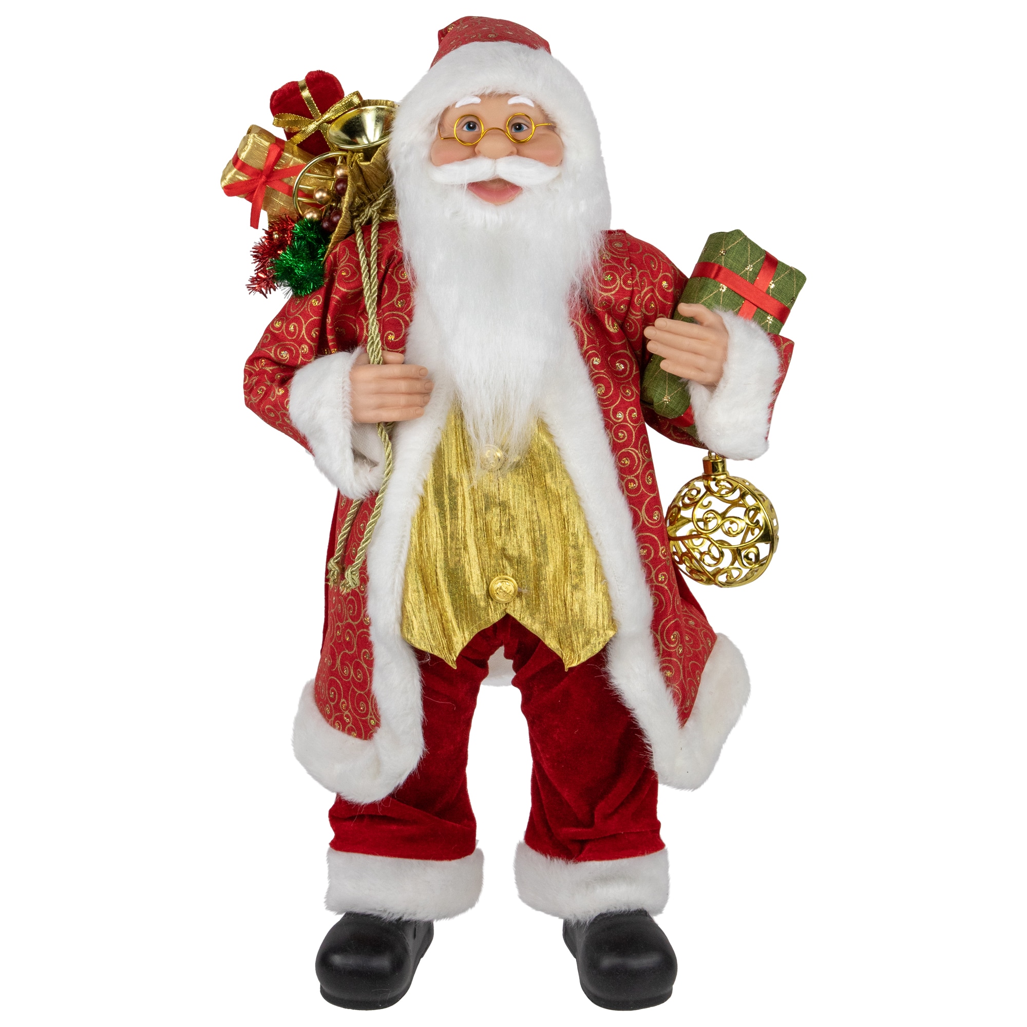 Northlight Seasonal 24.5in. Snazzy Standing Santa with Ornament -  32256731
