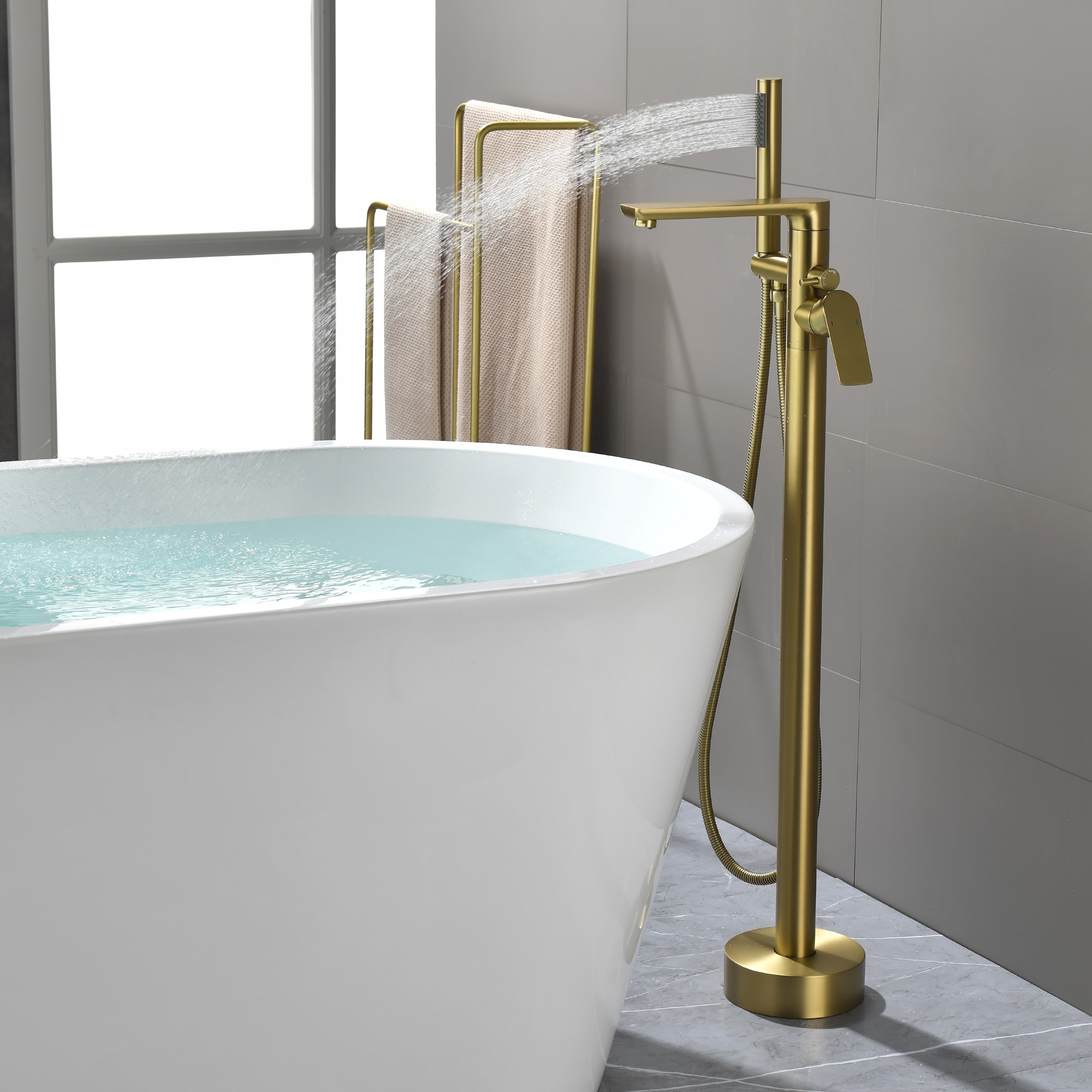 WELLFOR WN0710 Roman-Tub-Faucets - View #3