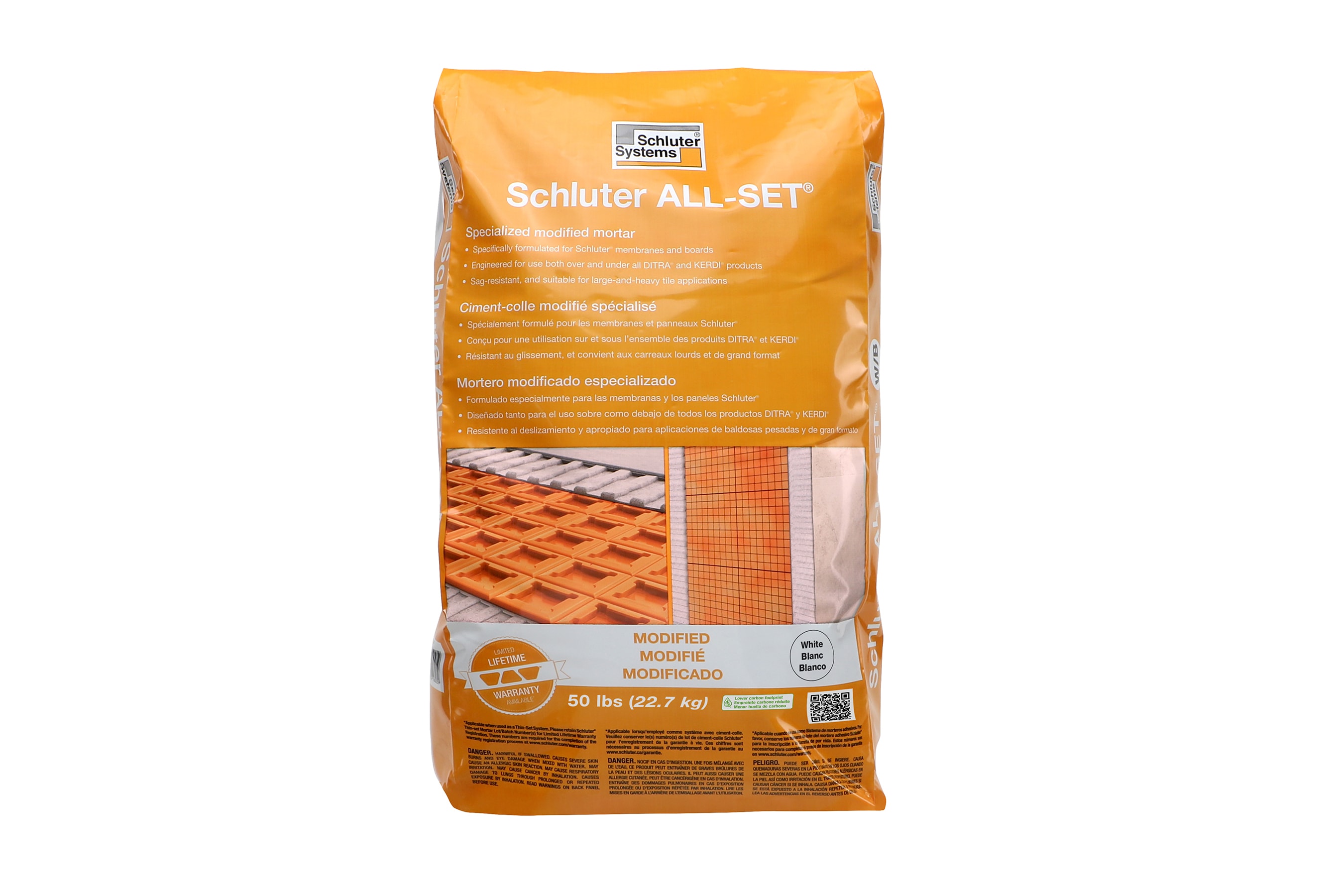 Schluter Systems SETA50W All-Set White Thinset Tile Mortar ( 50 Pound(s) )