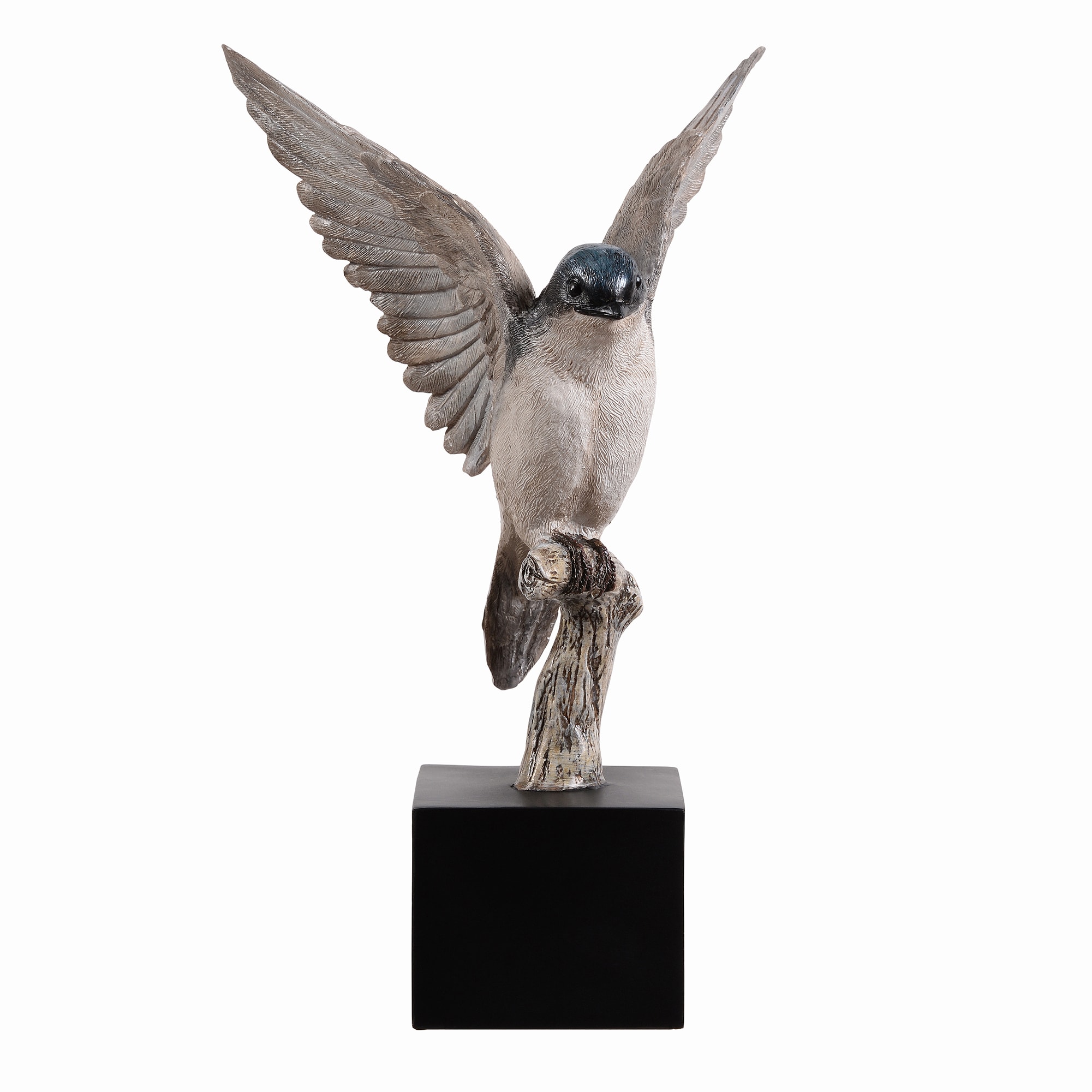 Hi-Line Gift 11.2-in H x 5.5-in W Gray Animal Garden Statue