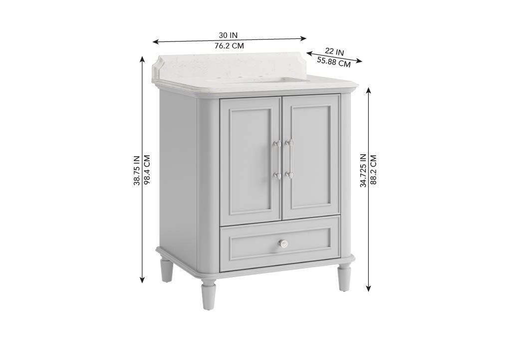 allen + roth 1005VTC-30-242-908UO Bath-Vanity-Combo - View #18