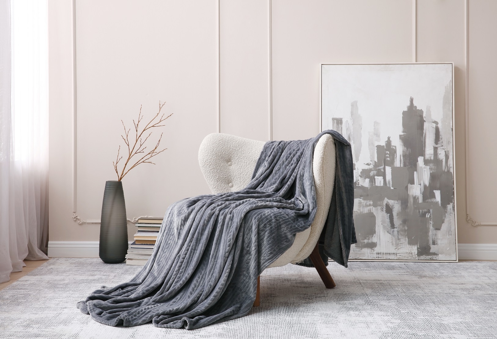 LBaiet 3687-TB GREY Blankets-And-Throws - View #4