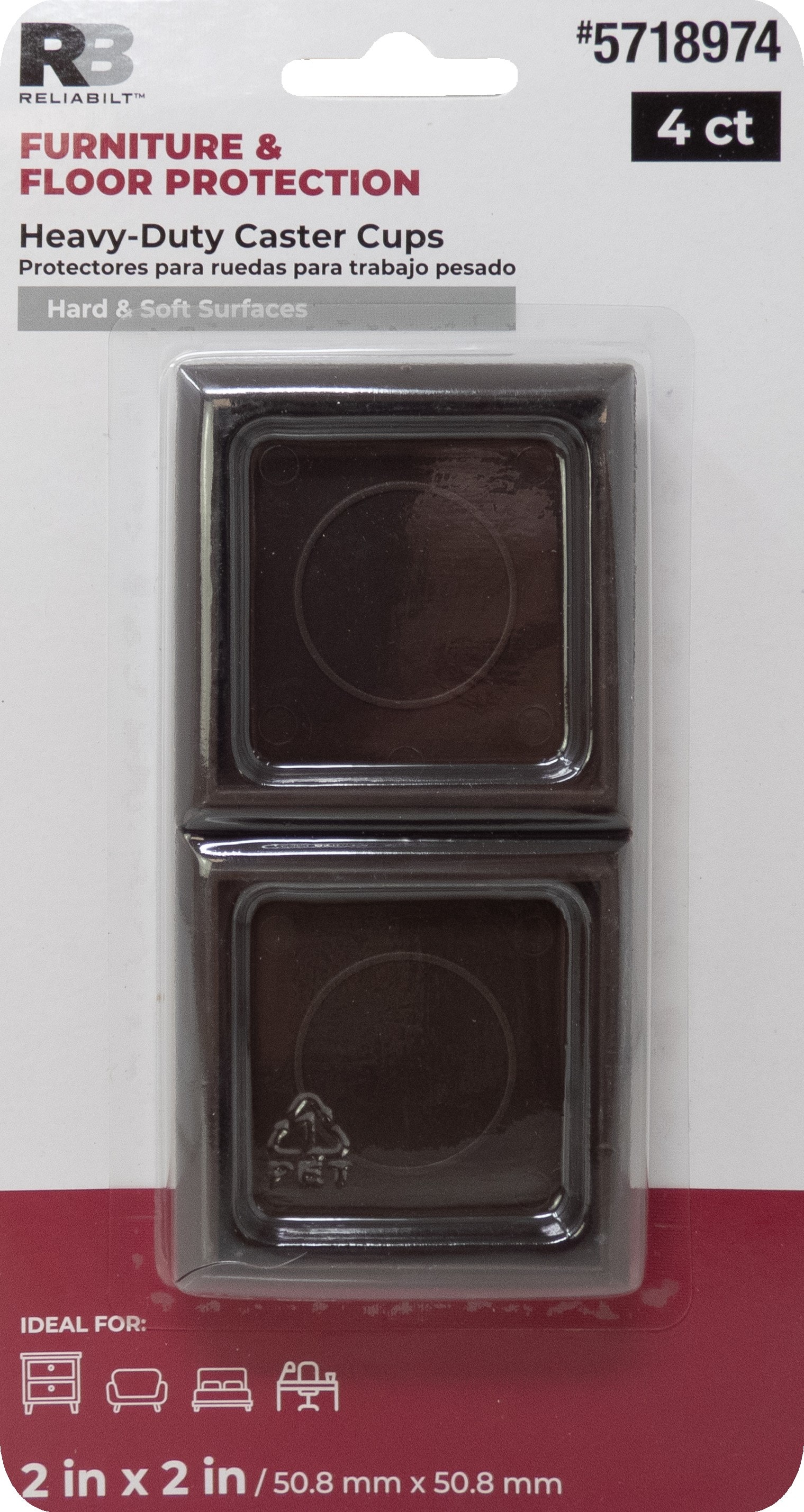 RELIABILT 4653324RB Caster-Cups - View #7