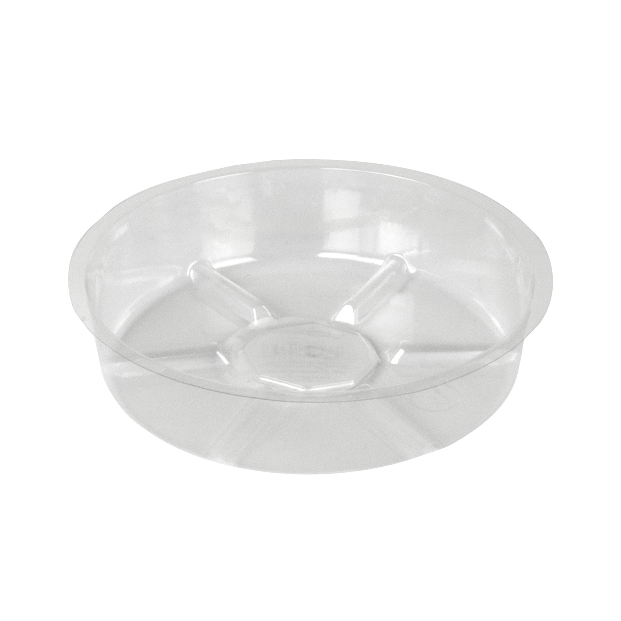 Gardener's Blue Ribbon TS4 4-Inches Clear Plastic Plant Saucer
