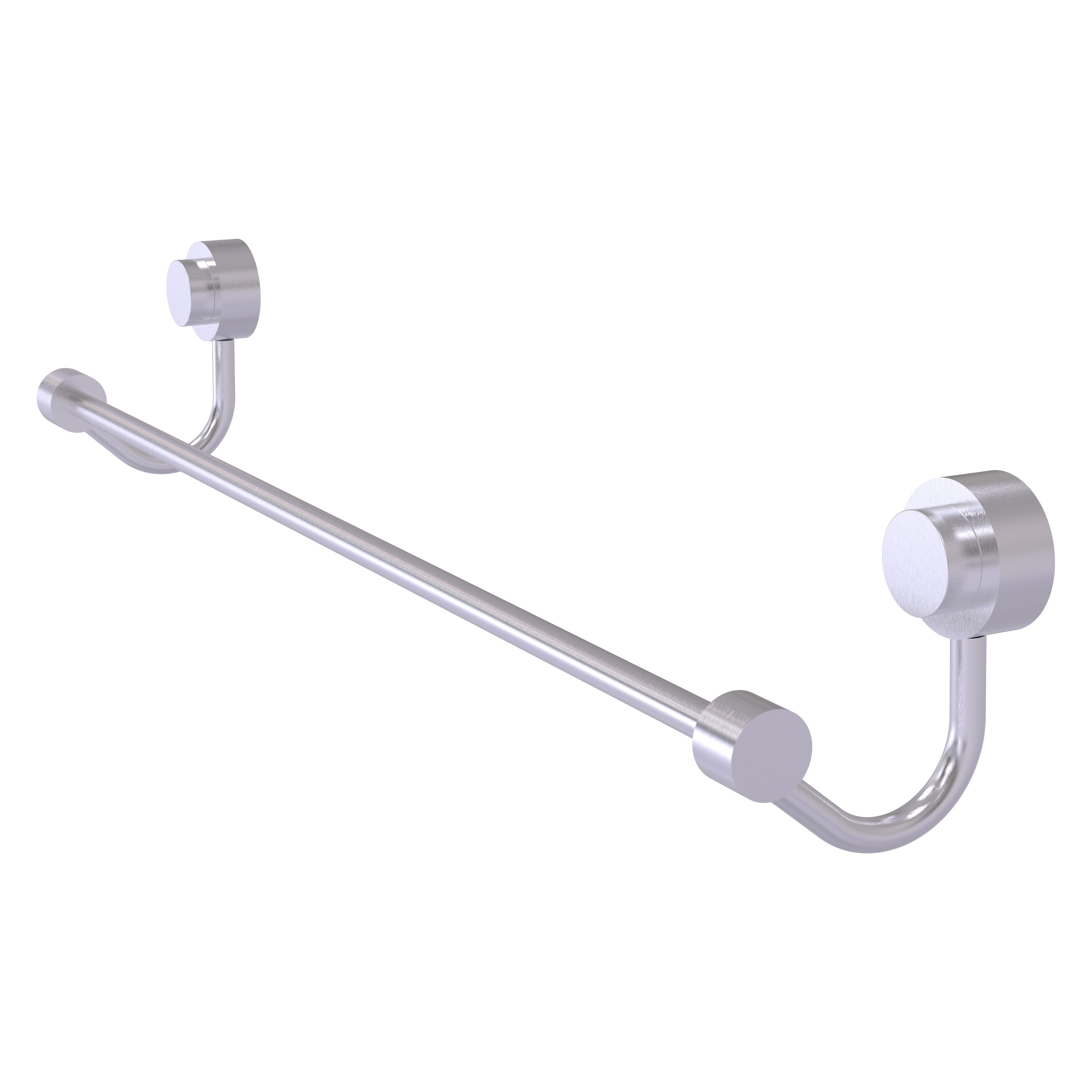 Allied Brass 421/36-SCH Venus 36-in Satin Chrome Wall mount Single Towel Bar