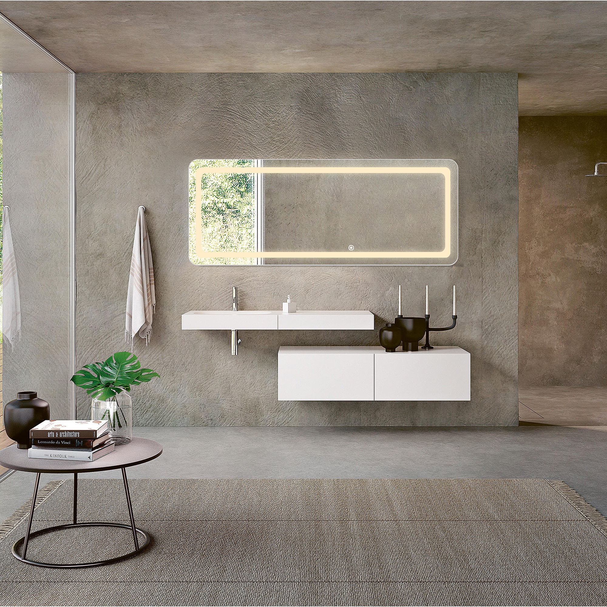 Dovelina LS-A-MR03025 Framed-Bath-Mirrors - View #2