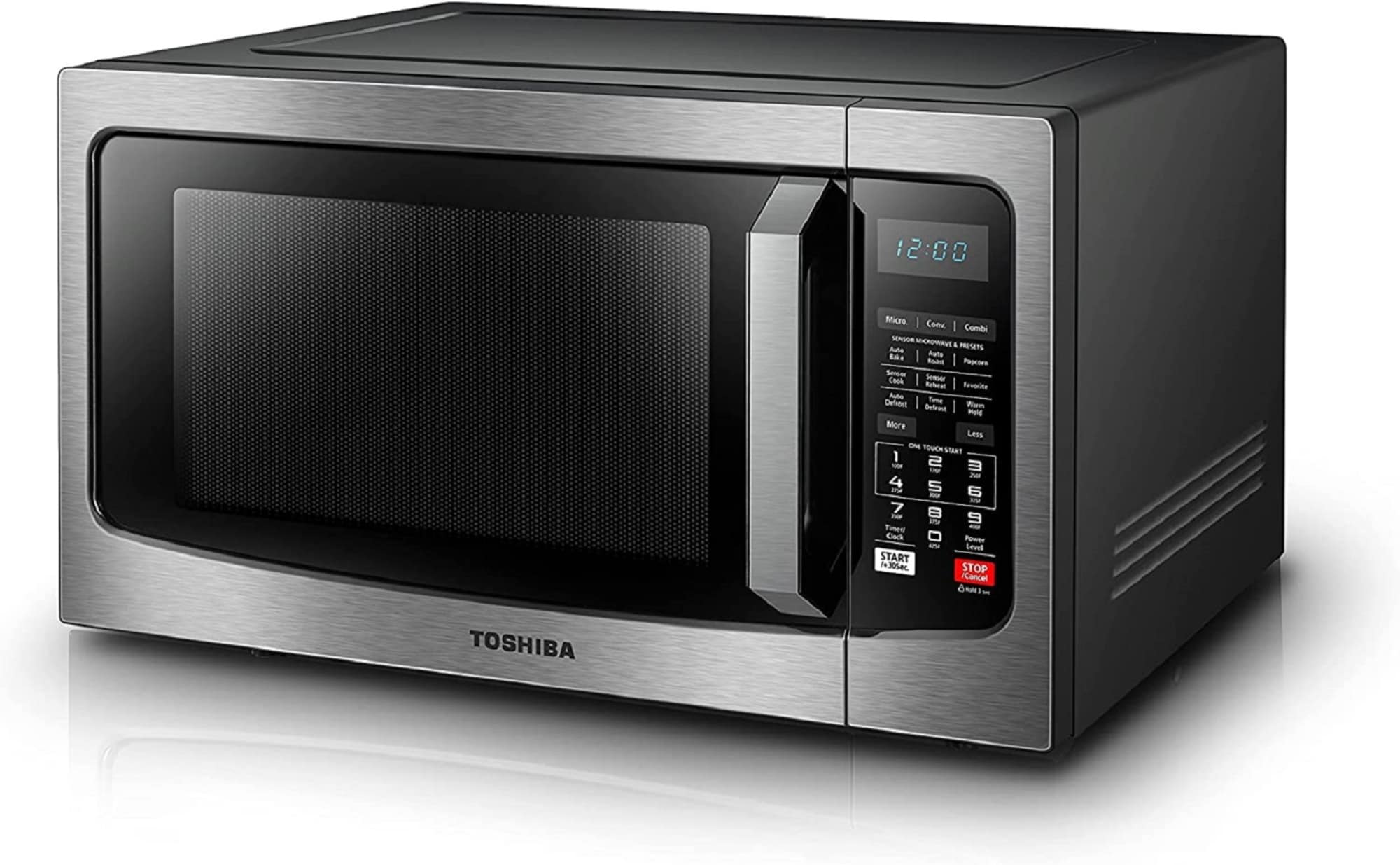 Toshiba 2.2 cu. ft. in Stainless Steel 1200 Watt Smart Countertop