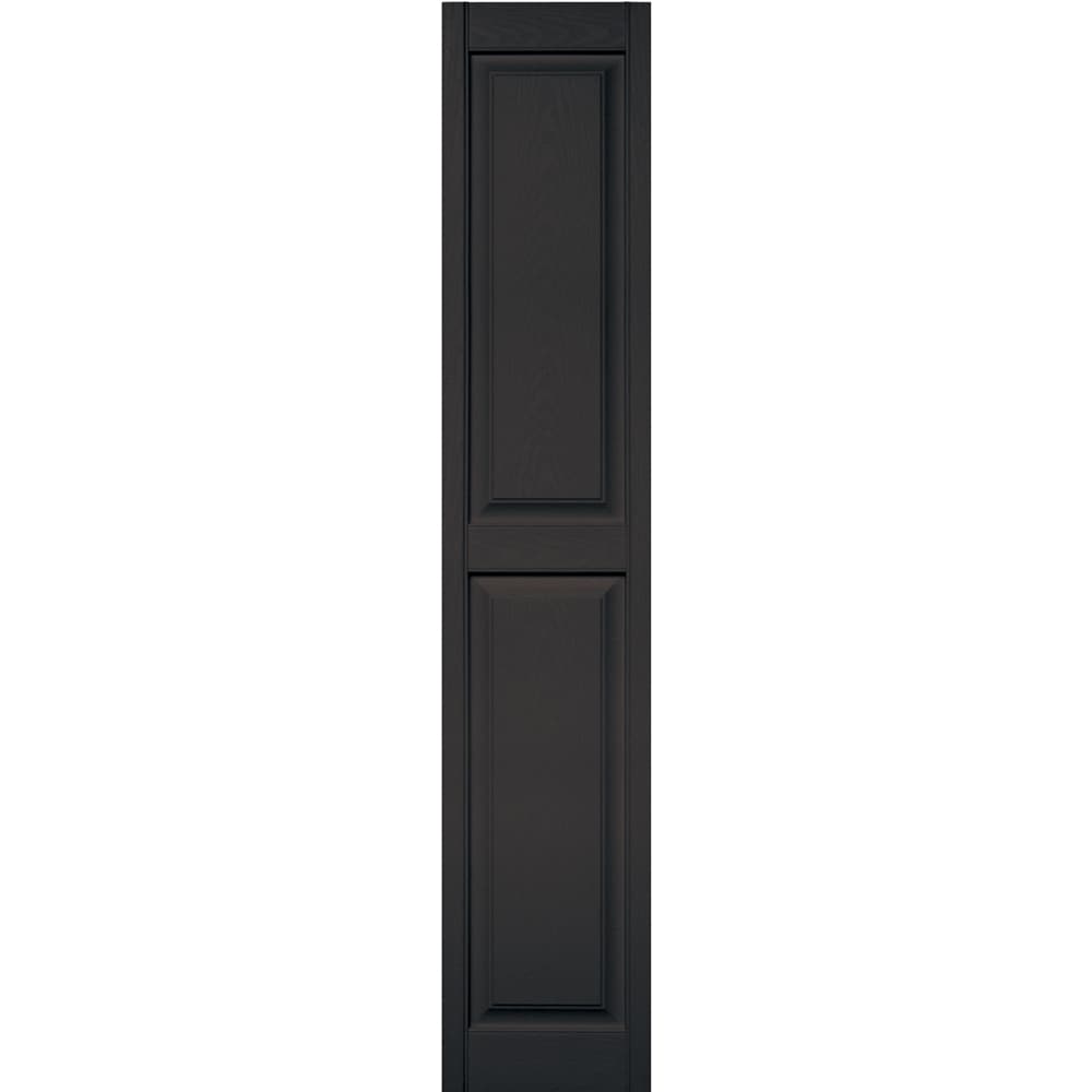 Vantage V4711475010 14.875-in W x 74.75-in H Musket Brown Exterior Shutters