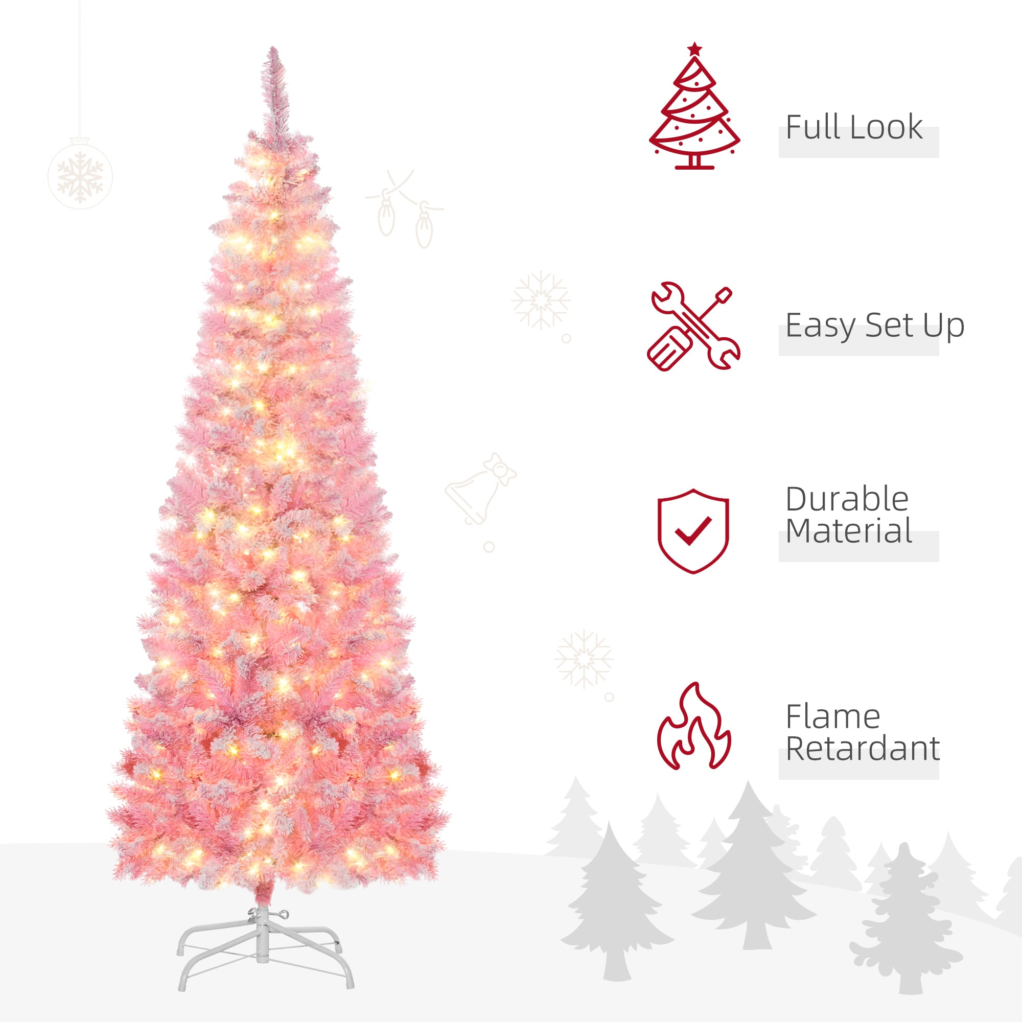 AAZJ NBC-CM64187UL Artificial-Christmas-Trees - View #5