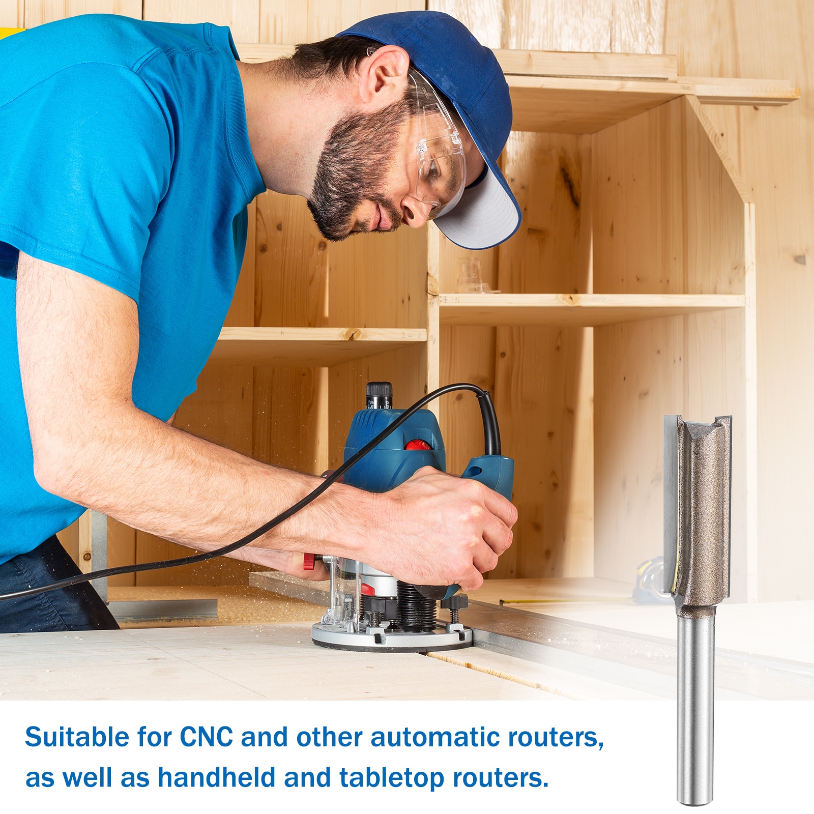 Unique Bargains S26030900UX4417 Edge-Forming-Router-Bits - View #6