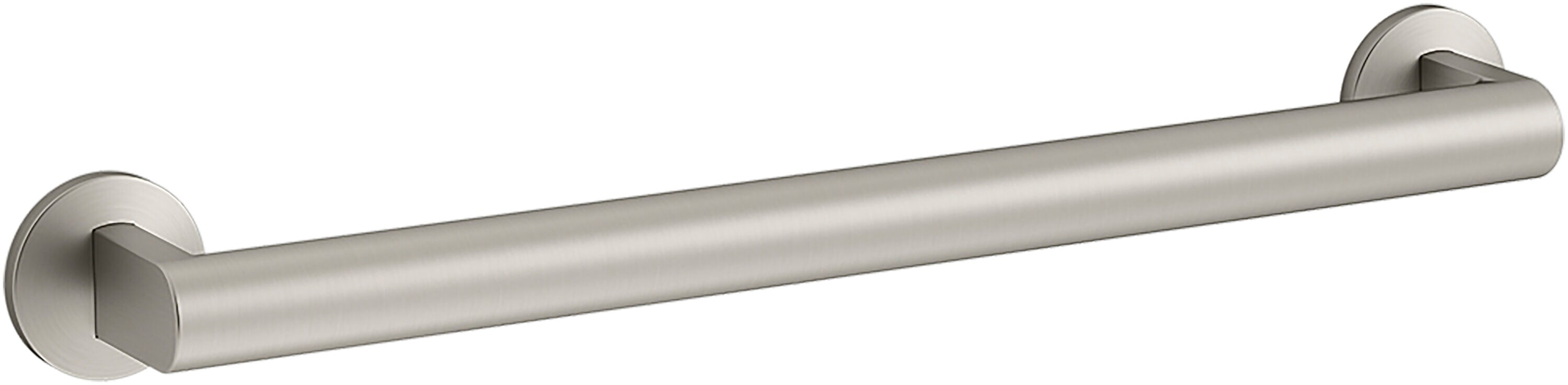 KOHLER K-25160-BN Components 18-in VIbrant Brushed Nickel Wall mount ADA Compliant Grab Bar ( 300-lb Weight Capacity )
