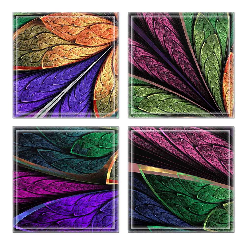 Instant Mosaic Upscale Designs by Ema 16-Pack 6-in x 6-in Glossy Glass Subway Wall Tile
